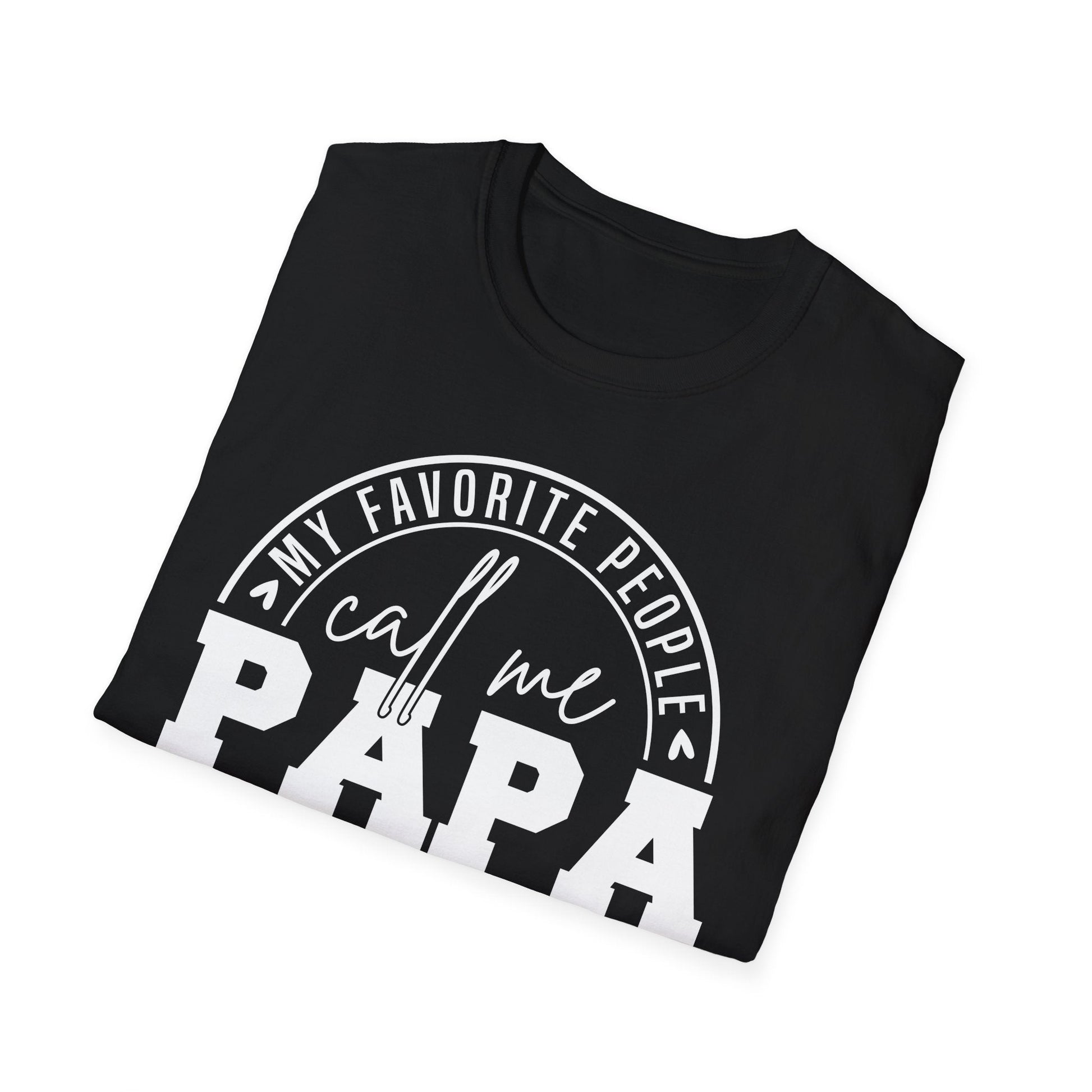 Dad's Favorite T-Shirt - Perfect Gift for Father's Day, Birthdays, Grandparents, Gift for Papa, Unisex Softstyle Tee - Shirt Happens Graphics