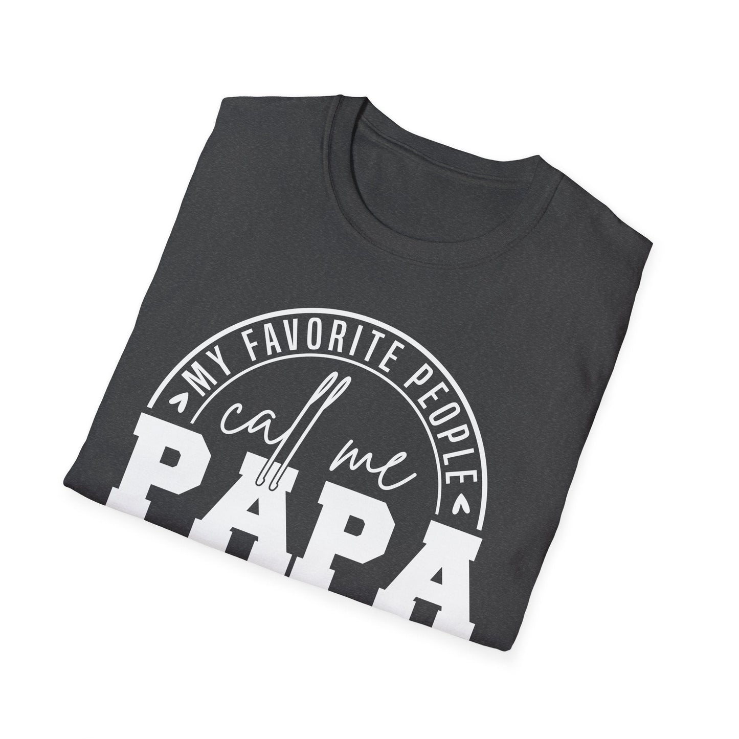 Dad's Favorite T-Shirt - Perfect Gift for Father's Day, Birthdays, Grandparents, Gift for Papa, Unisex Softstyle Tee - Shirt Happens Graphics