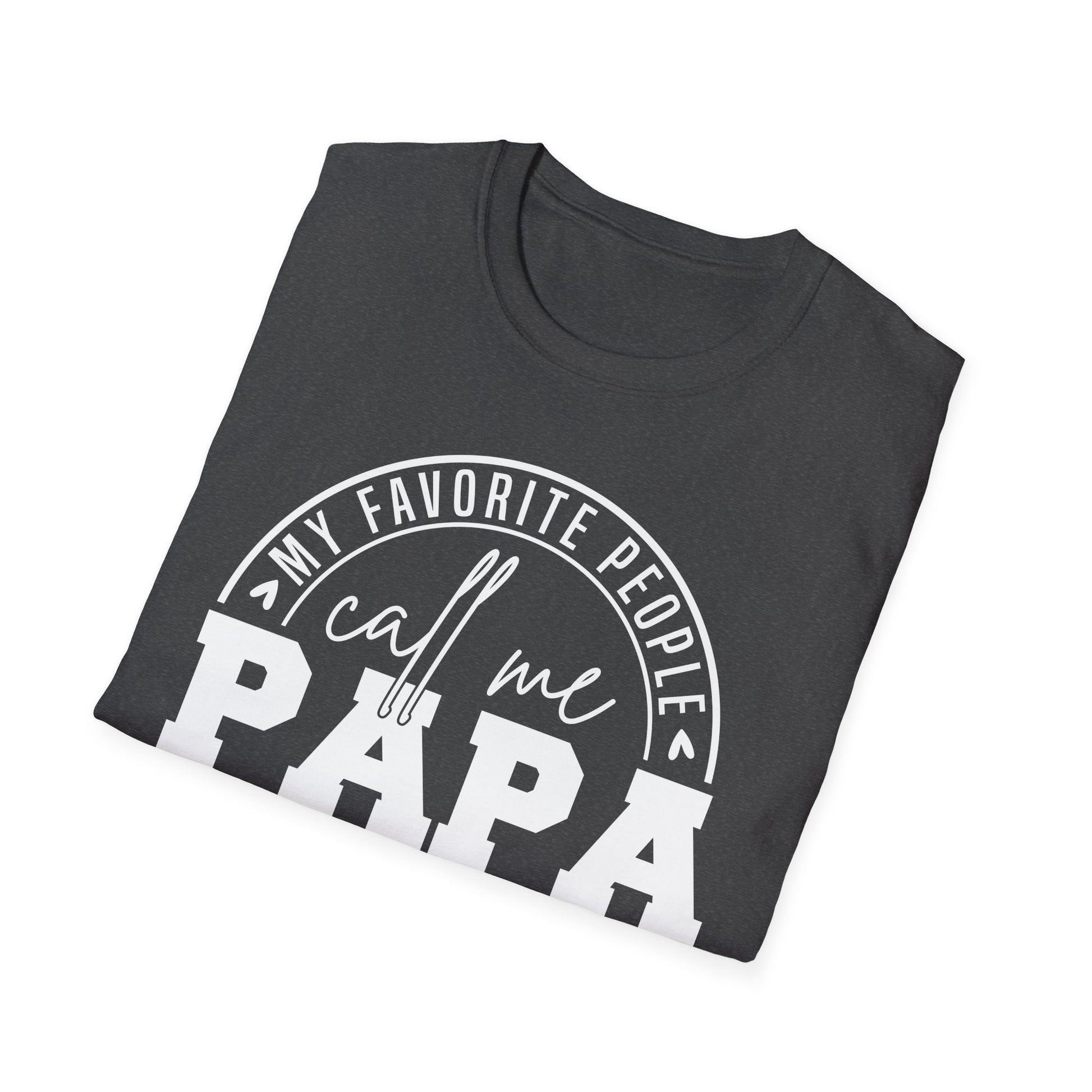 Dad's Favorite T-Shirt - Perfect Gift for Father's Day, Birthdays, Grandparents, Gift for Papa, Unisex Softstyle Tee - Shirt Happens Graphics