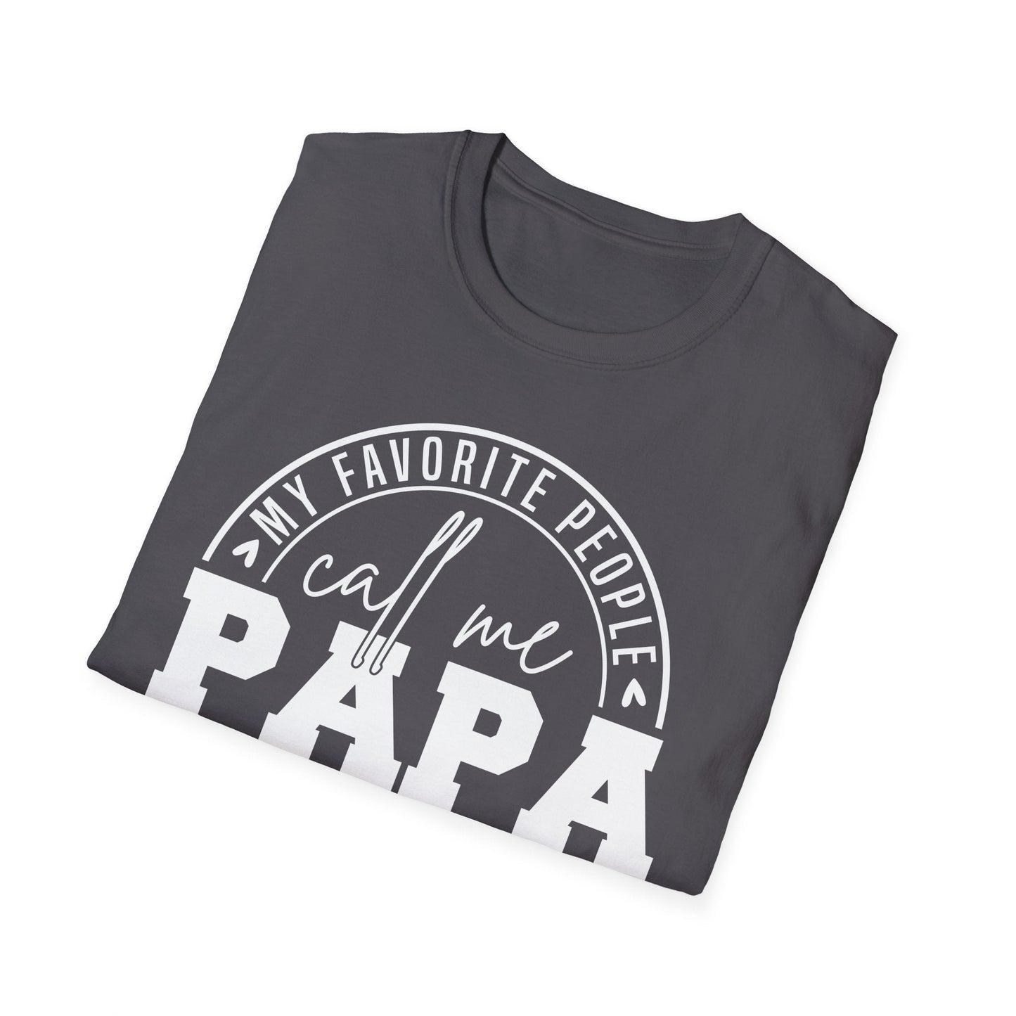 Dad's Favorite T-Shirt - Perfect Gift for Father's Day, Birthdays, Grandparents, Gift for Papa, Unisex Softstyle Tee - Shirt Happens Graphics