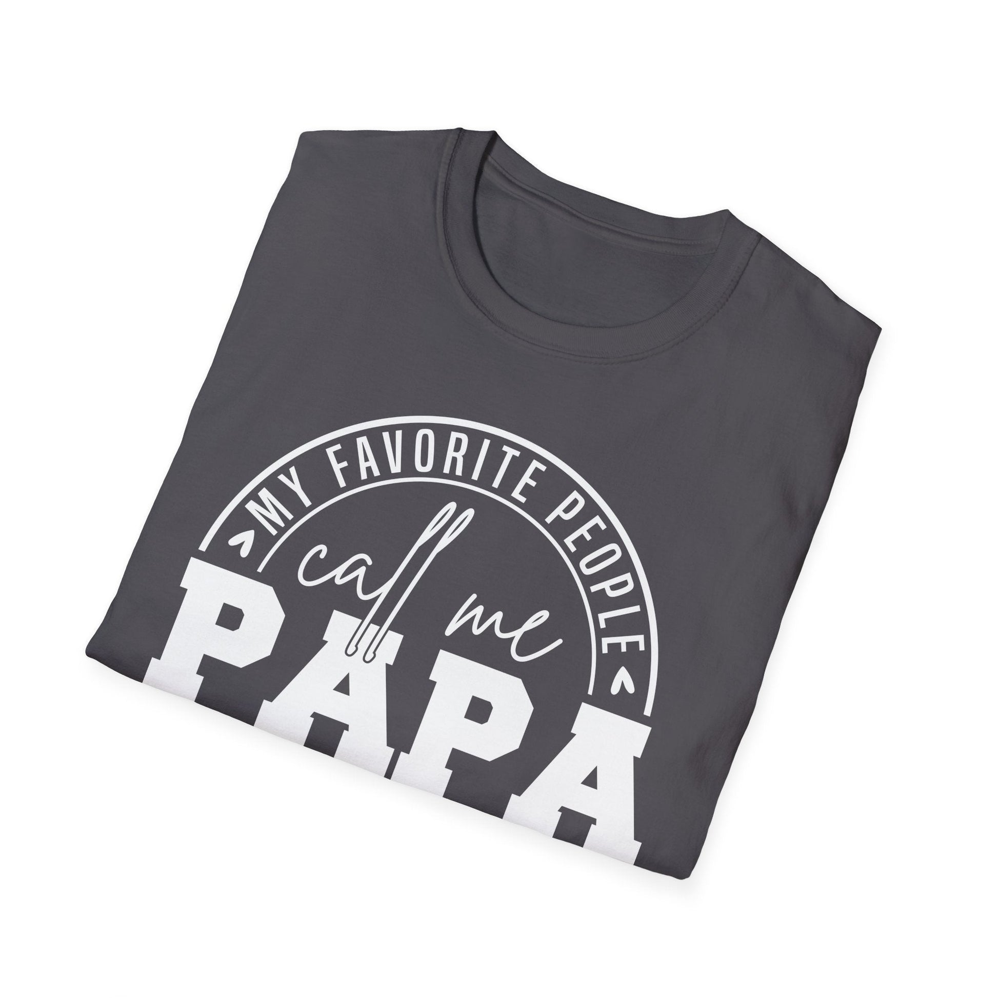 Dad's Favorite T-Shirt - Perfect Gift for Father's Day, Birthdays, Grandparents, Gift for Papa, Unisex Softstyle Tee - Shirt Happens Graphics