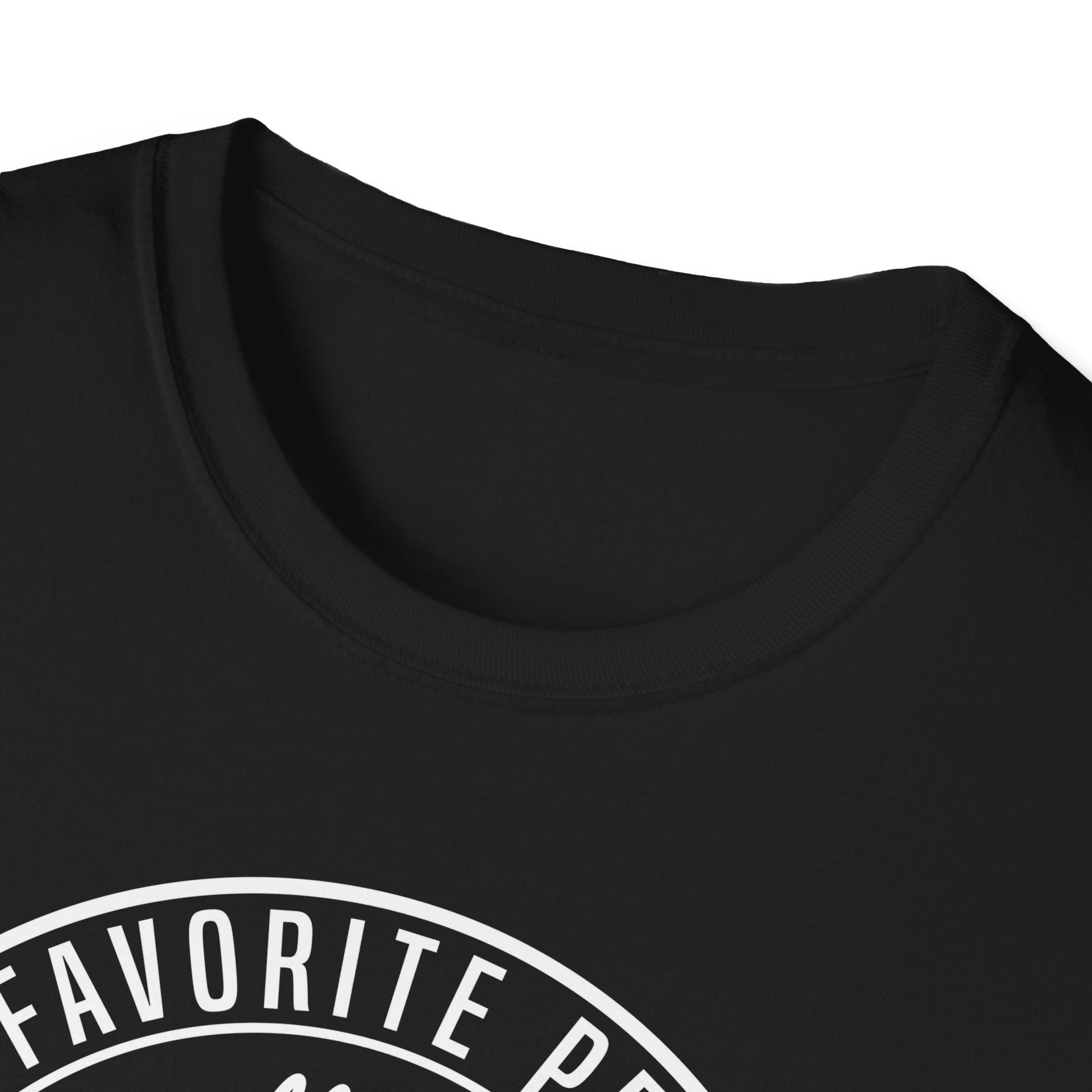 Dad's Favorite T-Shirt - Perfect Gift for Father's Day, Birthdays, Grandparents, Gift for Papa, Unisex Softstyle Tee - Shirt Happens Graphics