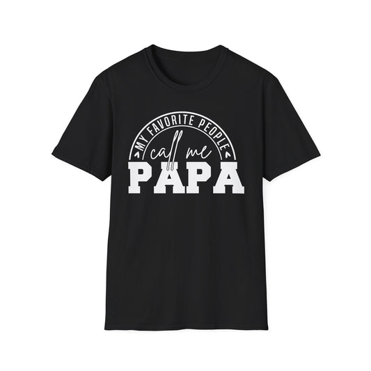 Dad's Favorite T-Shirt - Perfect Gift for Father's Day, Birthdays, Grandparents, Gift for Papa, Unisex Softstyle Tee - Shirt Happens Graphics