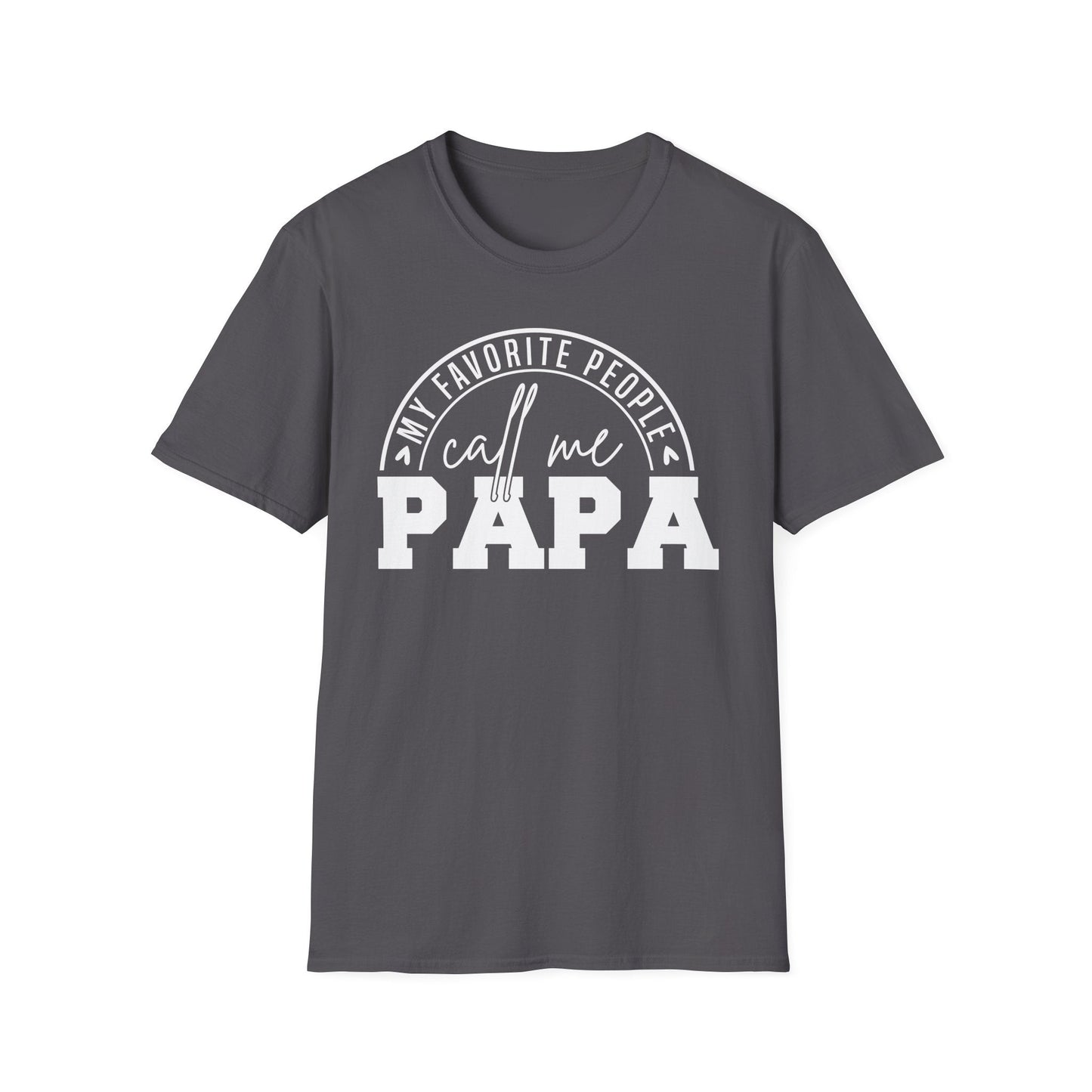 Dad's Favorite T-Shirt - Perfect Gift for Father's Day, Birthdays, Grandparents, Gift for Papa, Unisex Softstyle Tee - Shirt Happens Graphics