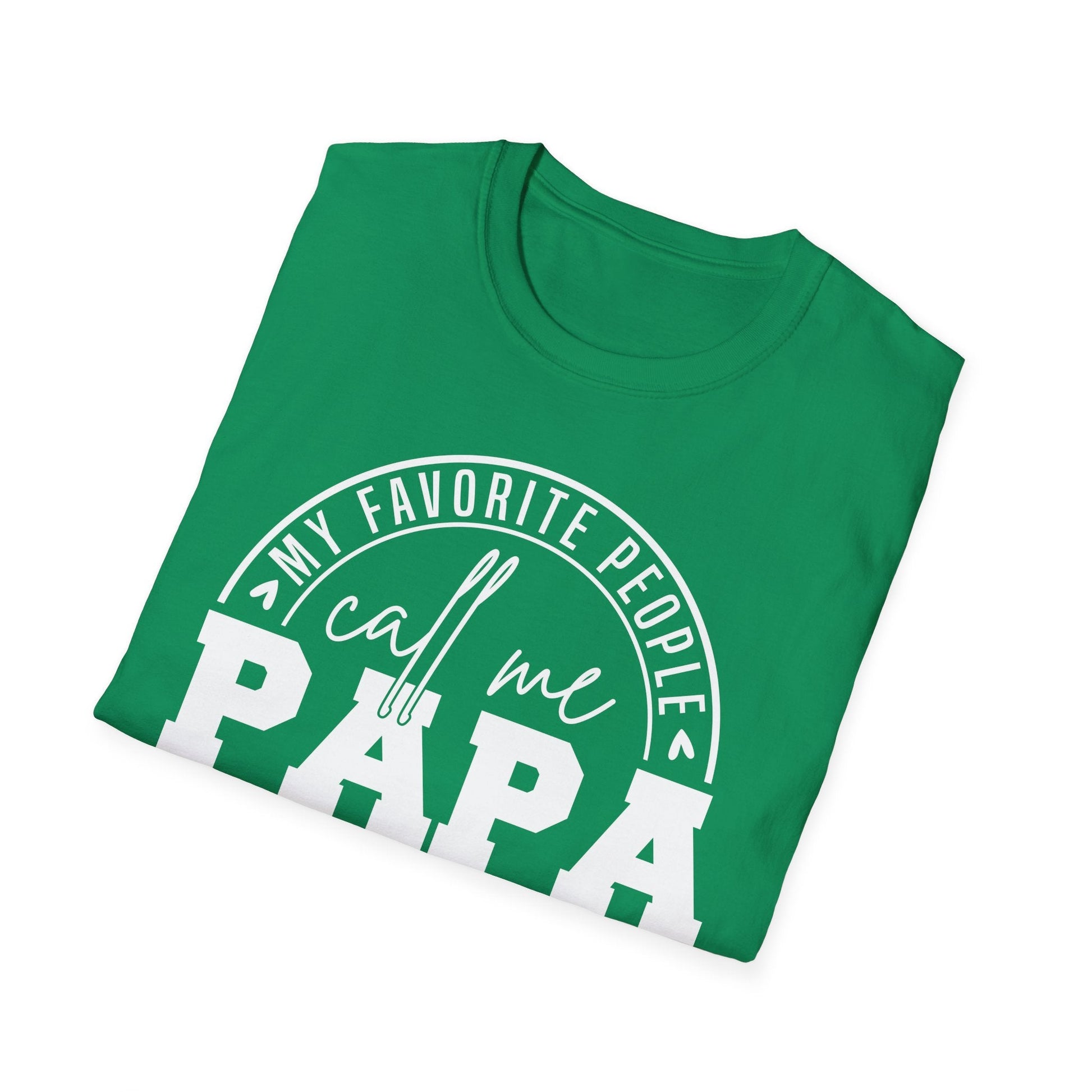 Dad's Favorite T-Shirt - Perfect Gift for Father's Day, Birthdays, Grandparents, Gift for Papa, Unisex Softstyle Tee - Shirt Happens Graphics