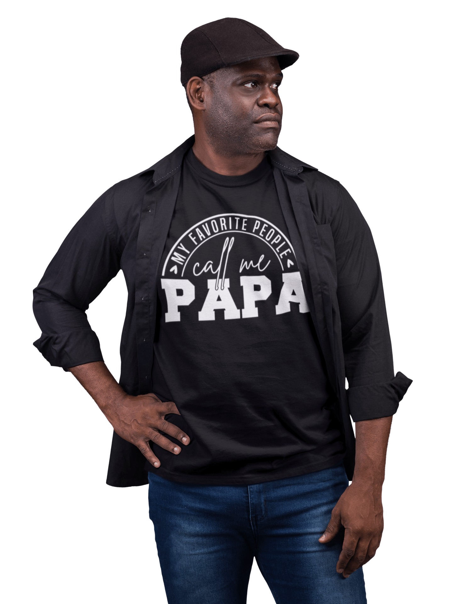 Dad's Favorite T-Shirt - Perfect Gift for Father's Day, Birthdays, Grandparents, Gift for Papa, Unisex Softstyle Tee - Shirt Happens Graphics