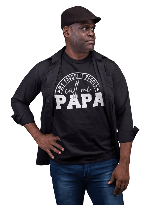 Dad's Favorite T-Shirt - Perfect Gift for Father's Day, Birthdays, Grandparents, Gift for Papa, Unisex Softstyle Tee - Shirt Happens Graphics