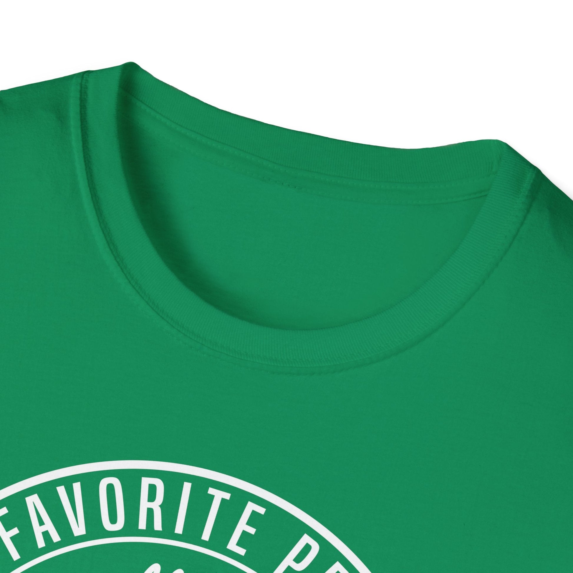 Dad's Favorite T-Shirt - Perfect Gift for Father's Day, Birthdays, Grandparents, Gift for Papa, Unisex Softstyle Tee - Shirt Happens Graphics