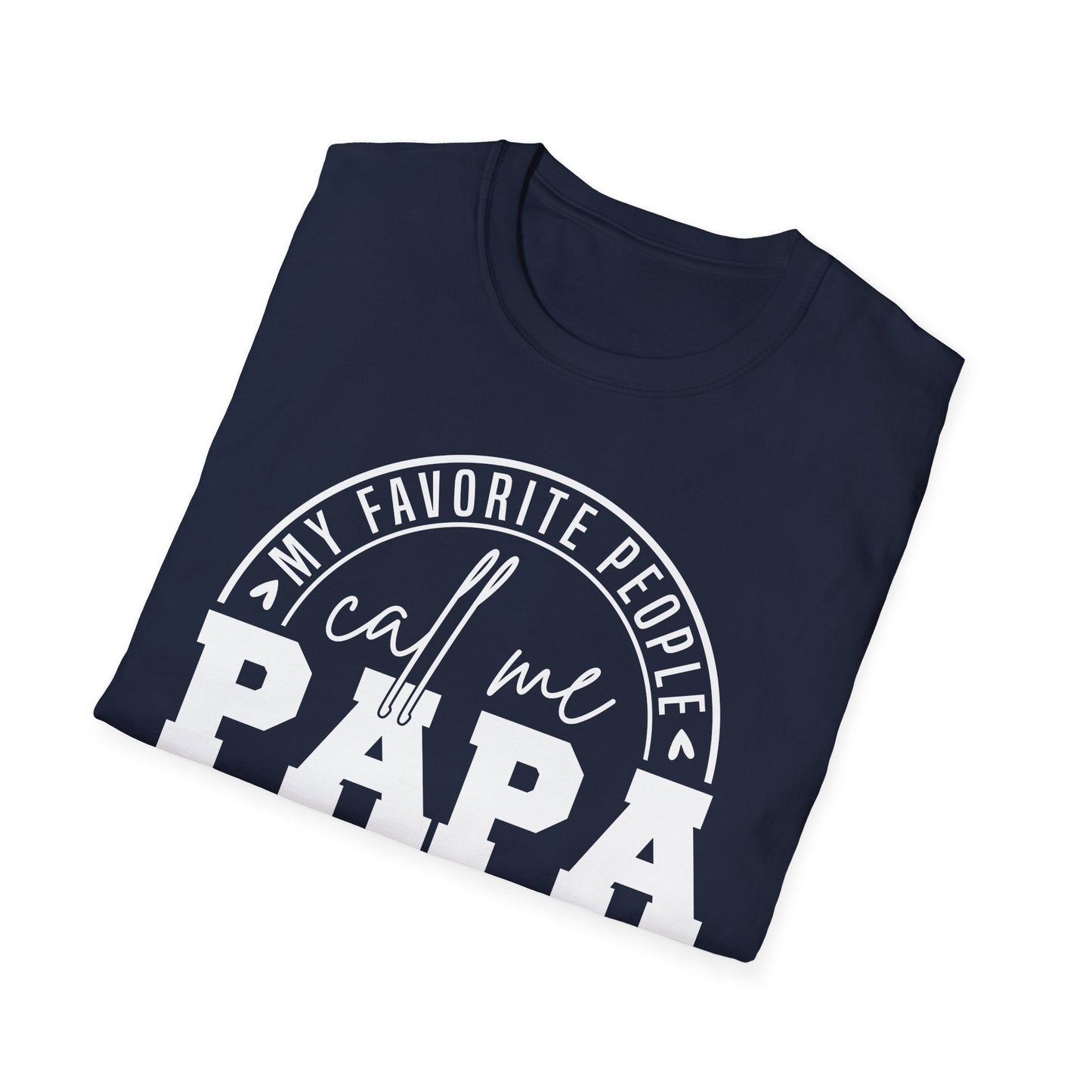 Dad's Favorite T-Shirt - Perfect Gift for Father's Day, Birthdays, Grandparents, Gift for Papa, Unisex Softstyle Tee - Shirt Happens Graphics