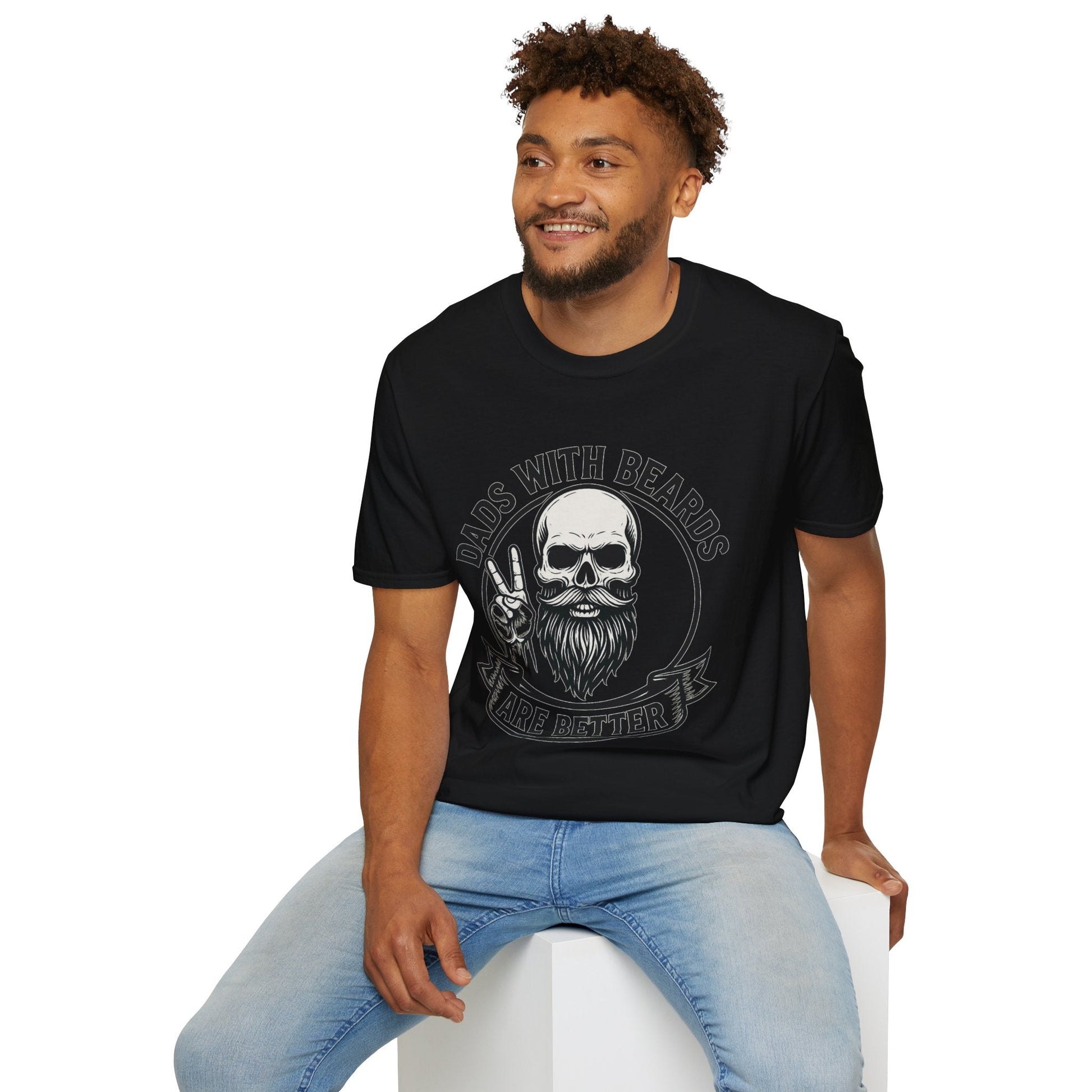 Dads with Beards Are Better T-Shirt - Father's Day Gift - Shirt Happens Graphics