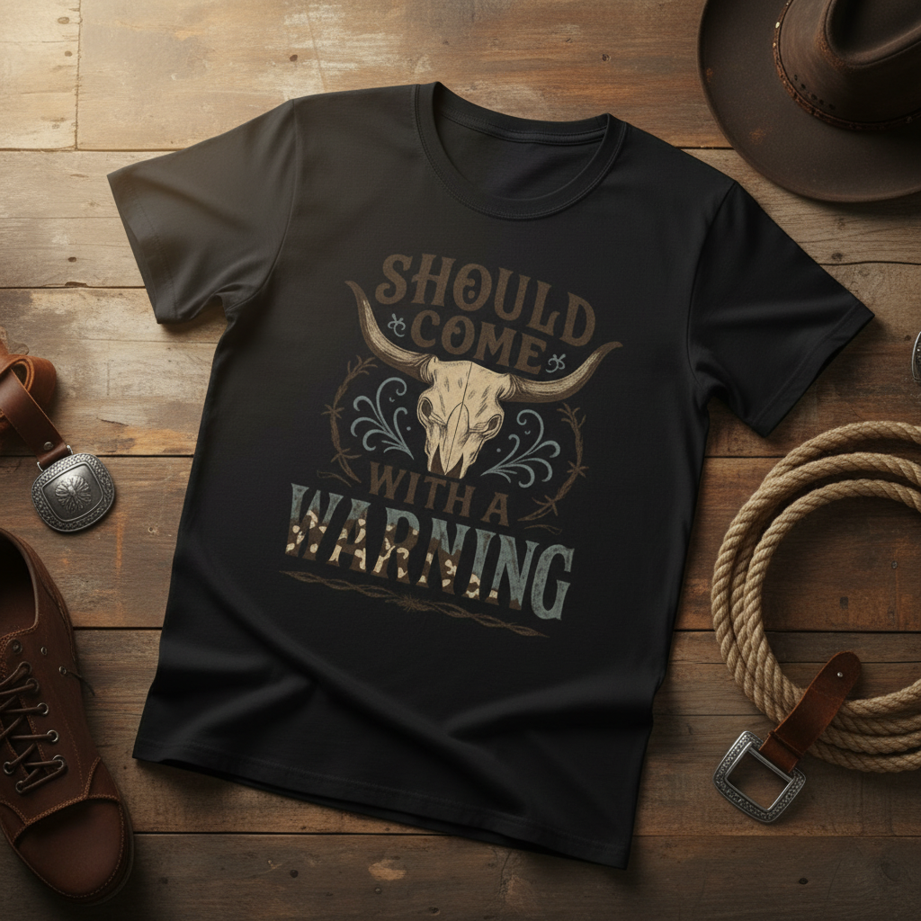 "Should Come with a Warning" Tee