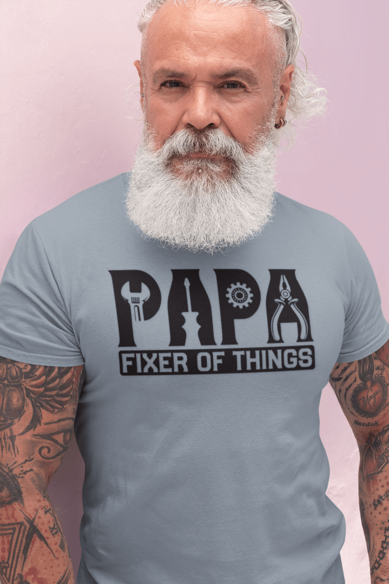 DIY Dad T-Shirt, Papa Fixer Of Things Tee, Father's Day Gift, Unisex Softstyle Shirt, Casual Gift for Dads, Handy Father's Day Tee - Shirt Happens Graphics
