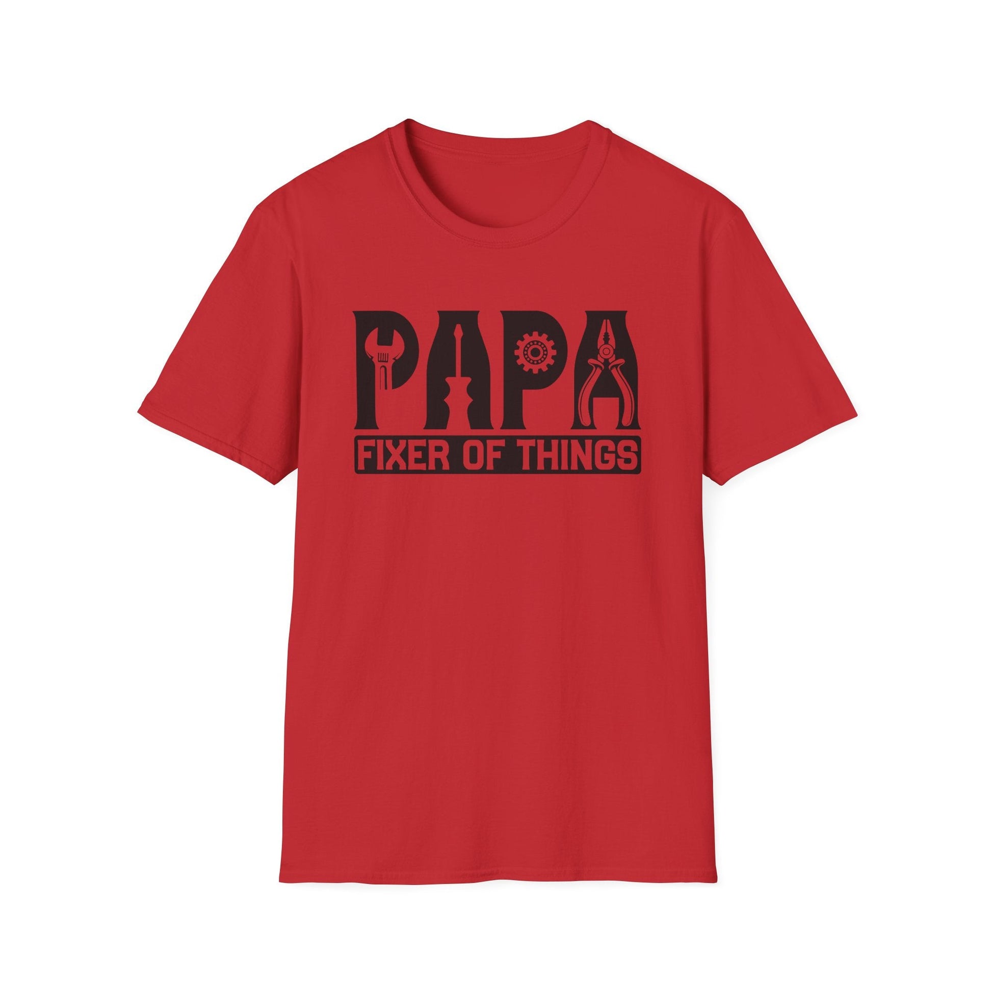 DIY Dad T-Shirt, Papa Fixer Of Things Tee, Father's Day Gift, Unisex Softstyle Shirt, Casual Gift for Dads, Handy Father's Day Tee - Shirt Happens Graphics