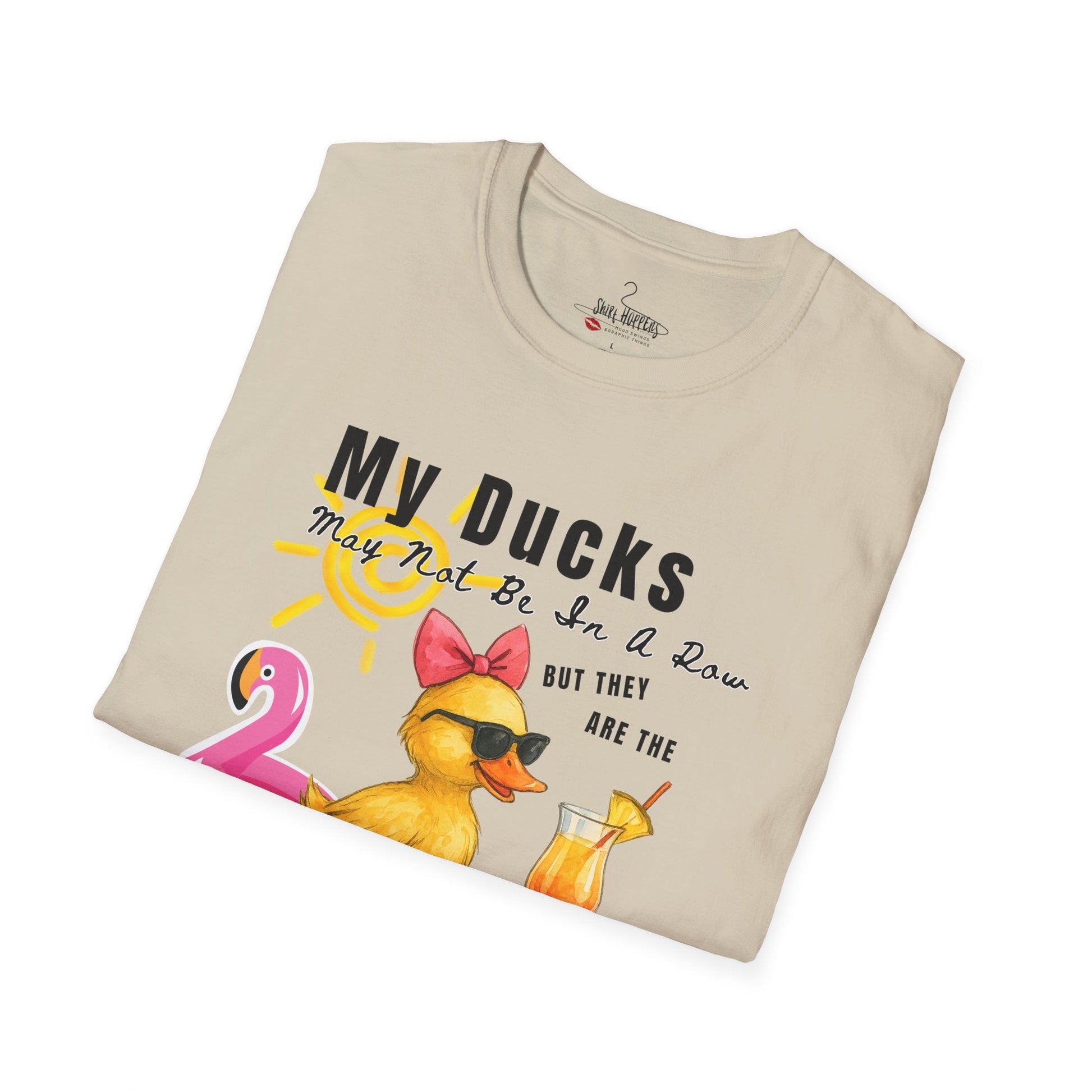 Duck - Life of The Party T-Shirt, Fun Summer Tee, Quirky Gift, Pool Party Shirt, Duck Lover Apparel - Shirt Happens Graphics