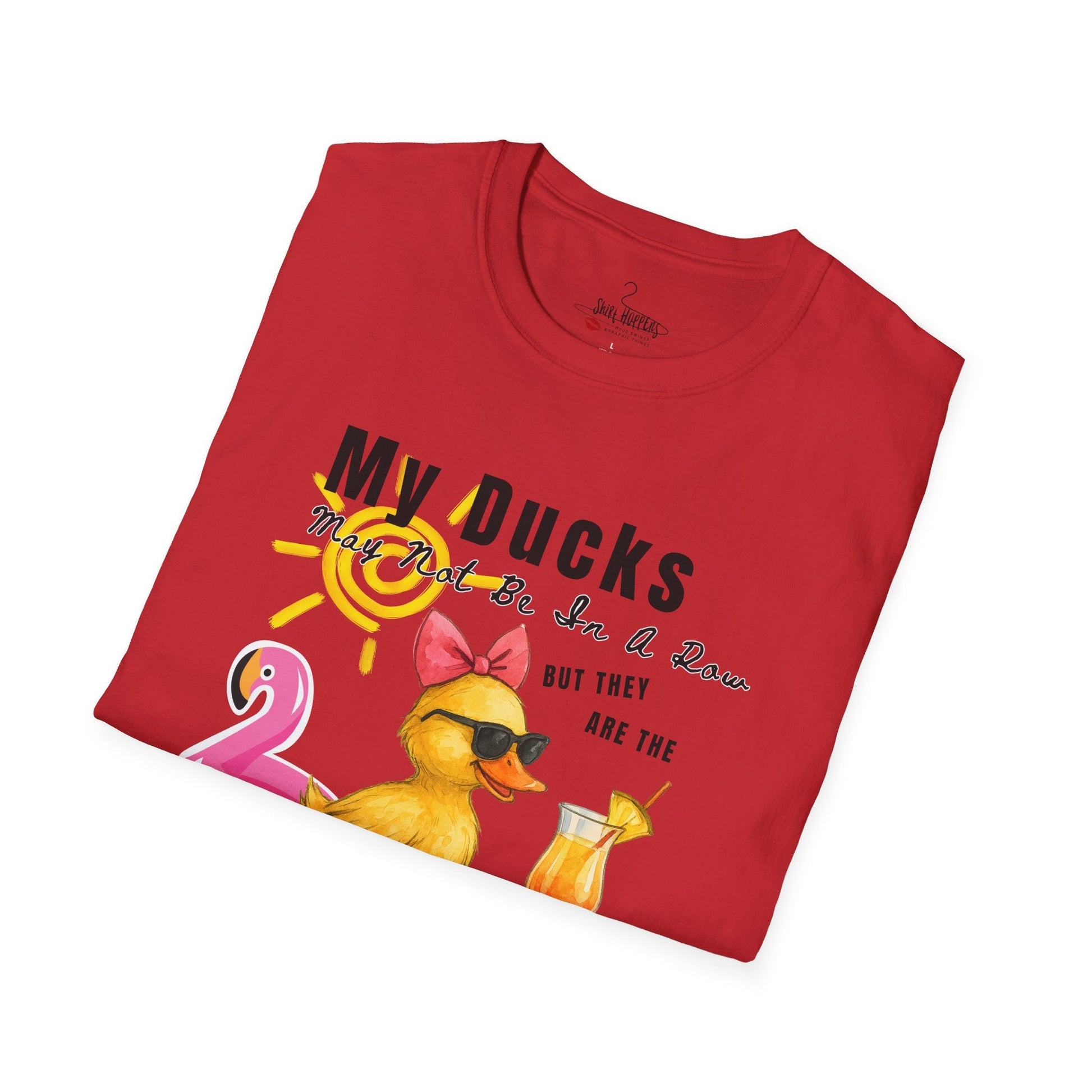 Duck - Life of The Party T-Shirt, Fun Summer Tee, Quirky Gift, Pool Party Shirt, Duck Lover Apparel - Shirt Happens Graphics