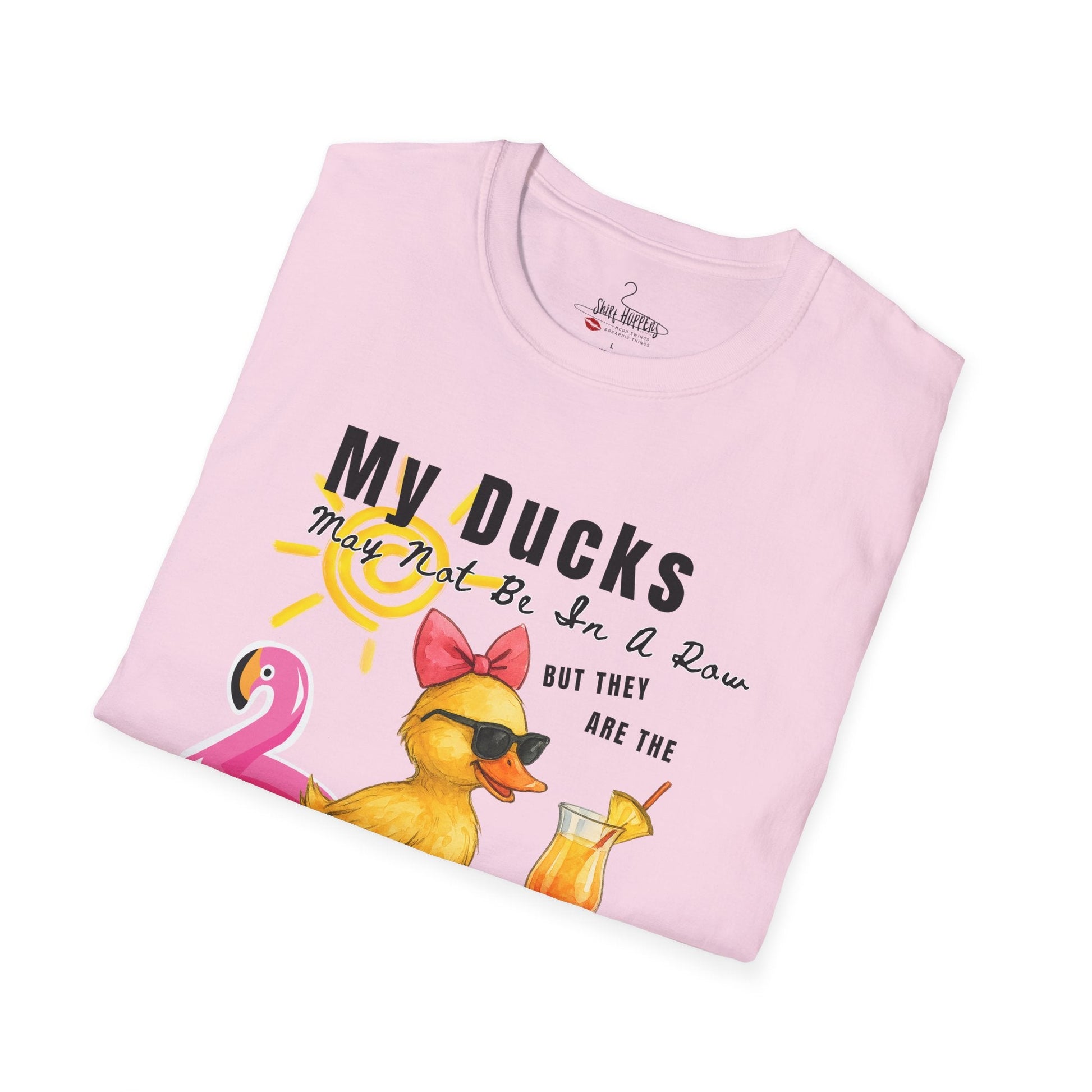 Duck - Life of The Party T-Shirt, Fun Summer Tee, Quirky Gift, Pool Party Shirt, Duck Lover Apparel - Shirt Happens Graphics