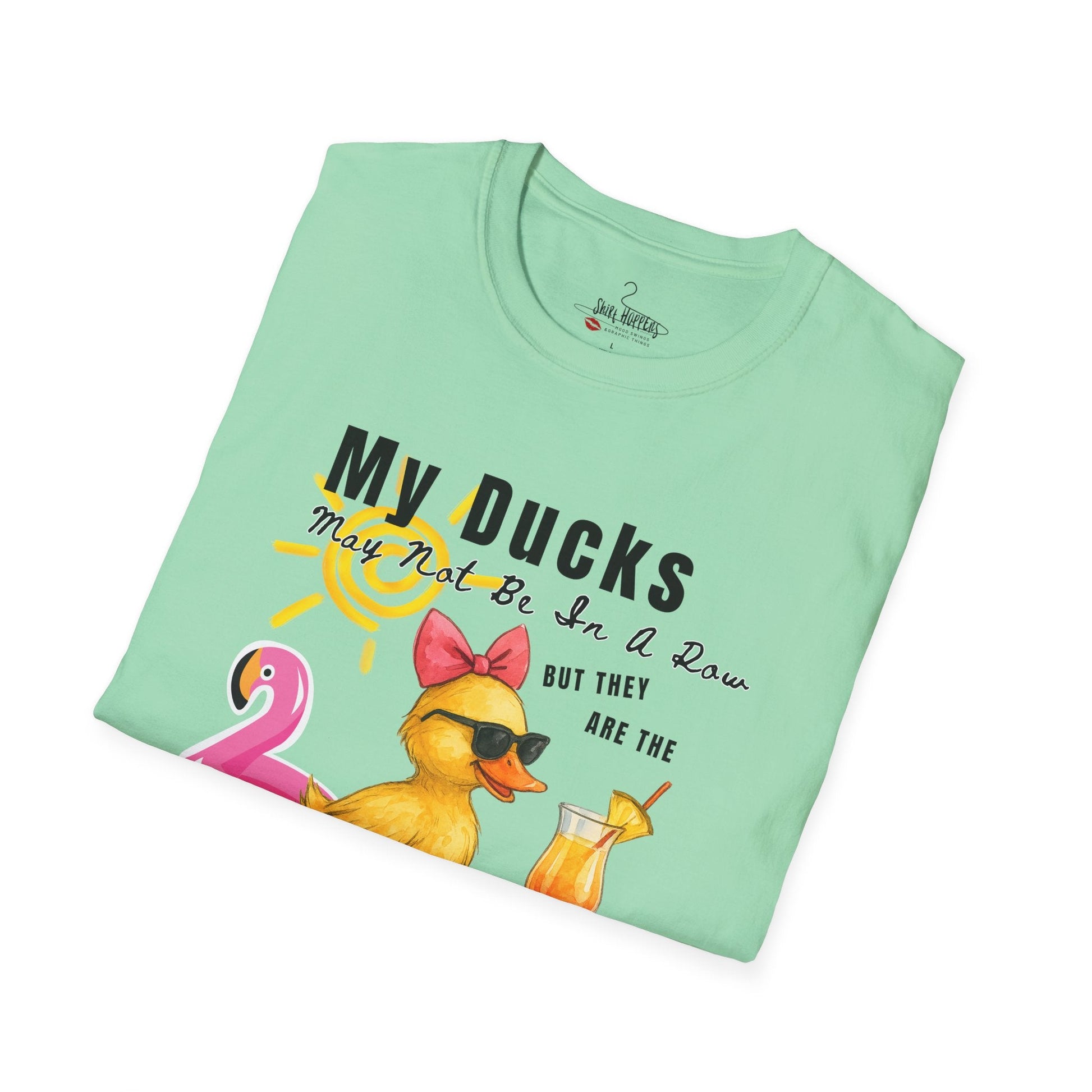 Duck - Life of The Party T-Shirt, Fun Summer Tee, Quirky Gift, Pool Party Shirt, Duck Lover Apparel - Shirt Happens Graphics