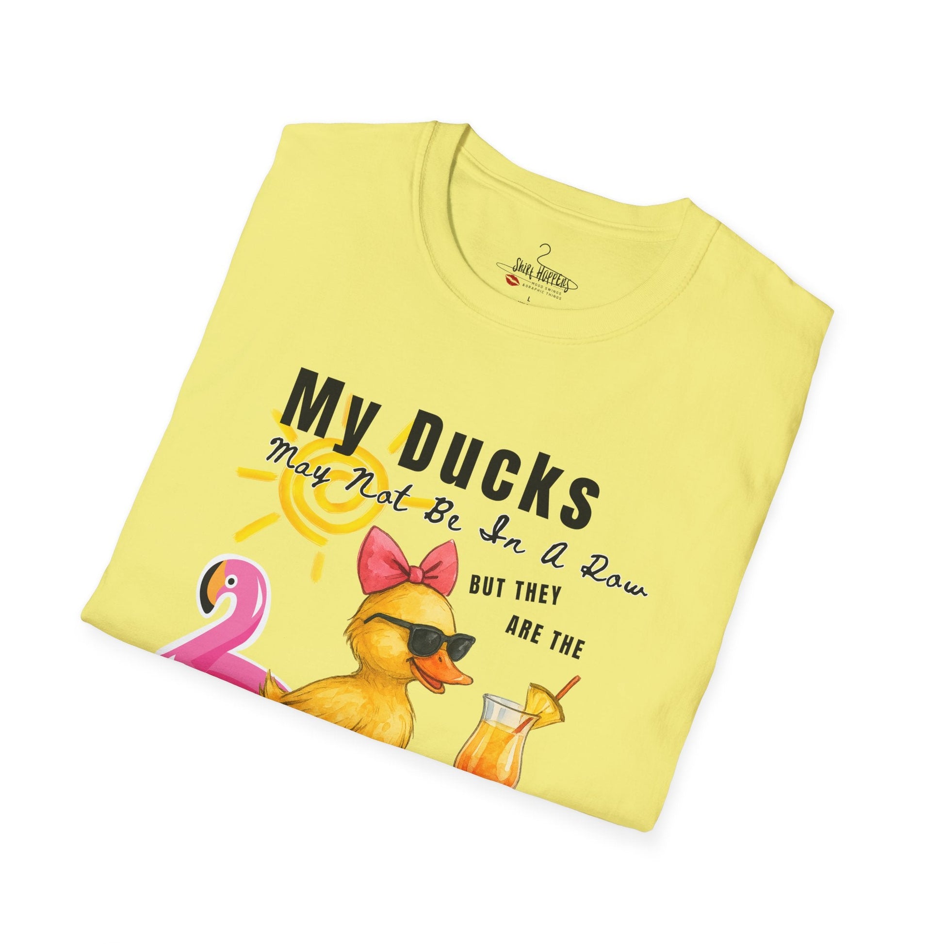 Duck - Life of The Party T-Shirt, Fun Summer Tee, Quirky Gift, Pool Party Shirt, Duck Lover Apparel - Shirt Happens Graphics