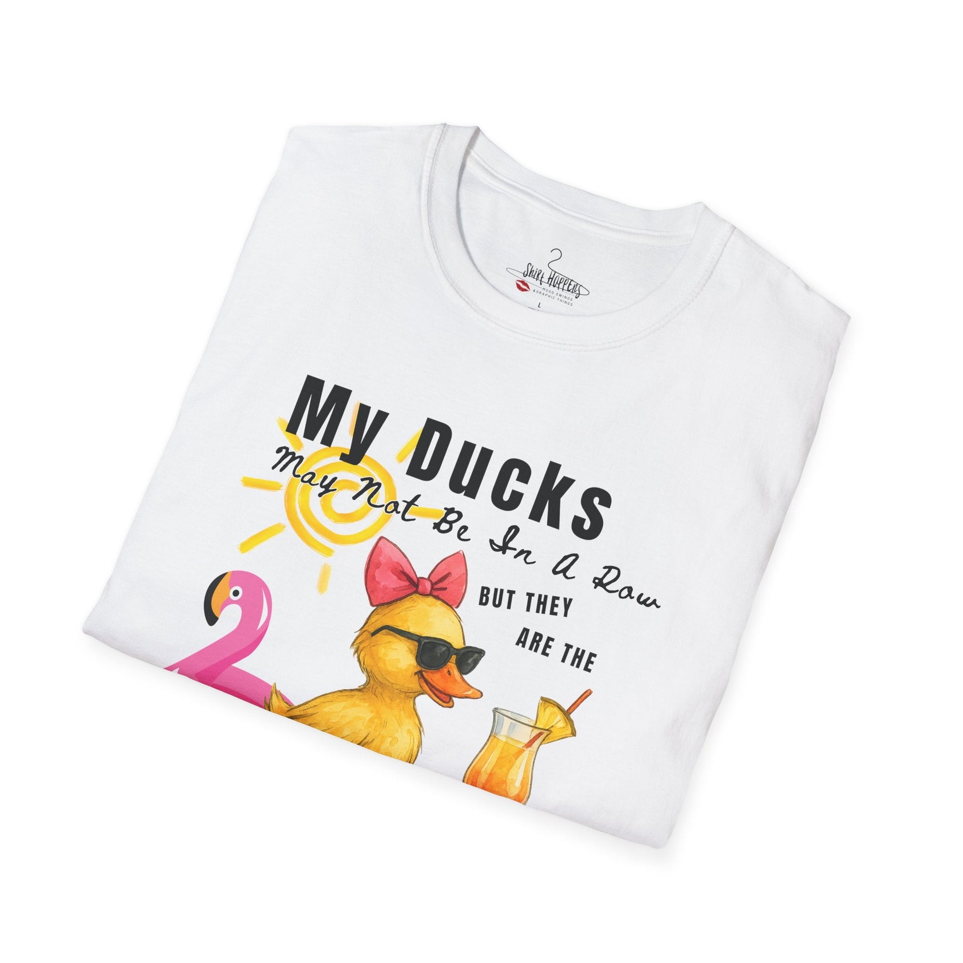 Duck - Life of The Party T-Shirt, Fun Summer Tee, Quirky Gift, Pool Party Shirt, Duck Lover Apparel - Shirt Happens Graphics