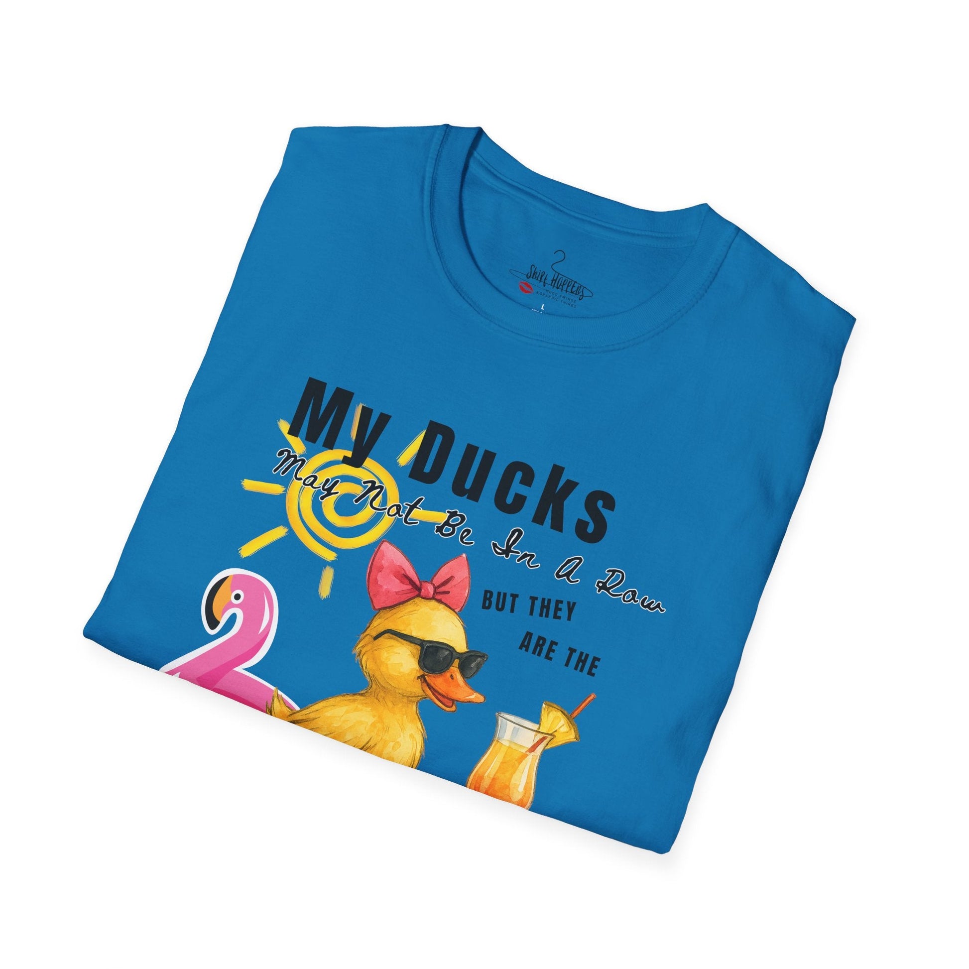 Duck - Life of The Party T-Shirt, Fun Summer Tee, Quirky Gift, Pool Party Shirt, Duck Lover Apparel - Shirt Happens Graphics