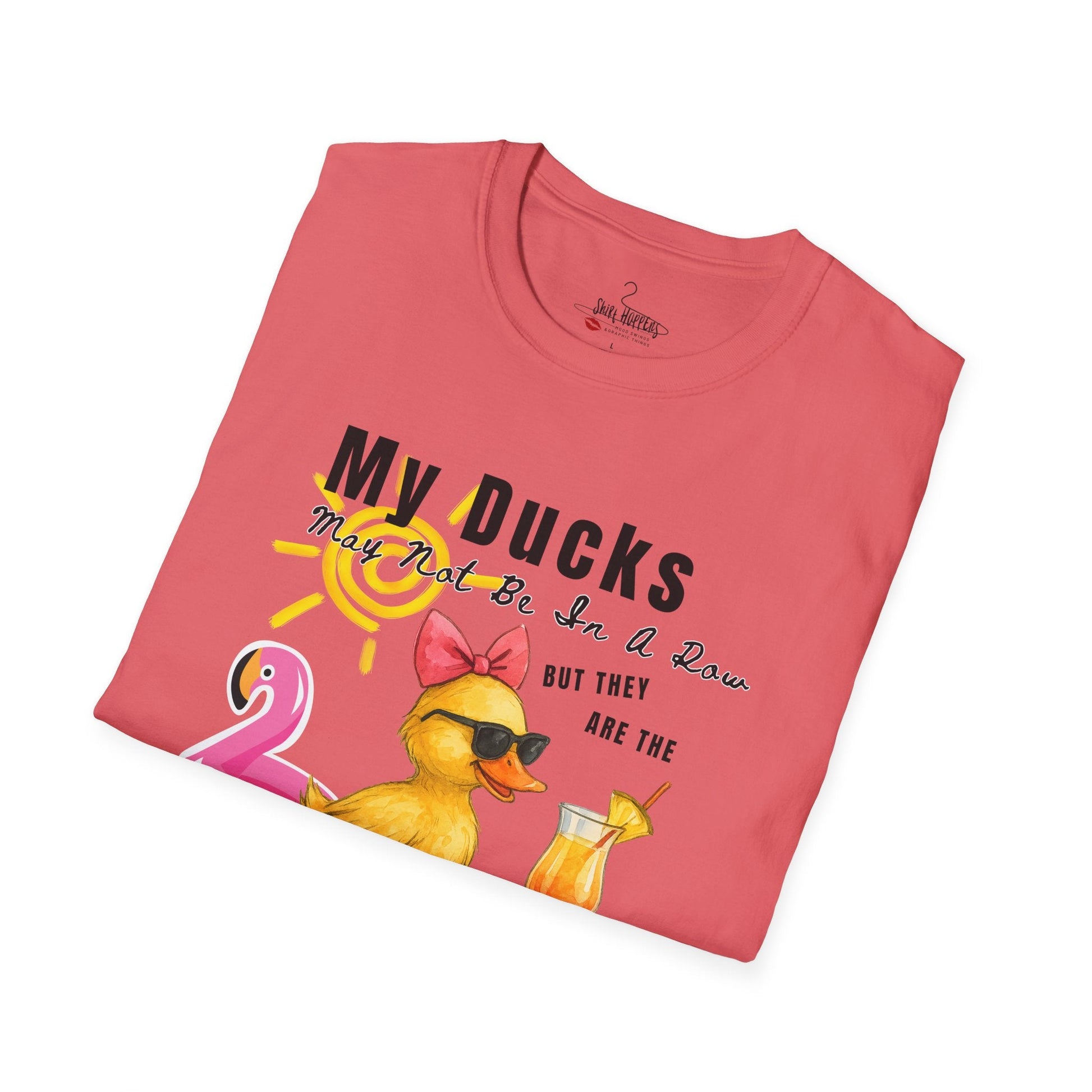 Duck - Life of The Party T-Shirt, Fun Summer Tee, Quirky Gift, Pool Party Shirt, Duck Lover Apparel - Shirt Happens Graphics