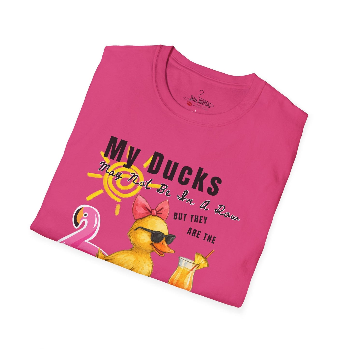 Duck - Life of The Party T-Shirt, Fun Summer Tee, Quirky Gift, Pool Party Shirt, Duck Lover Apparel - Shirt Happens Graphics