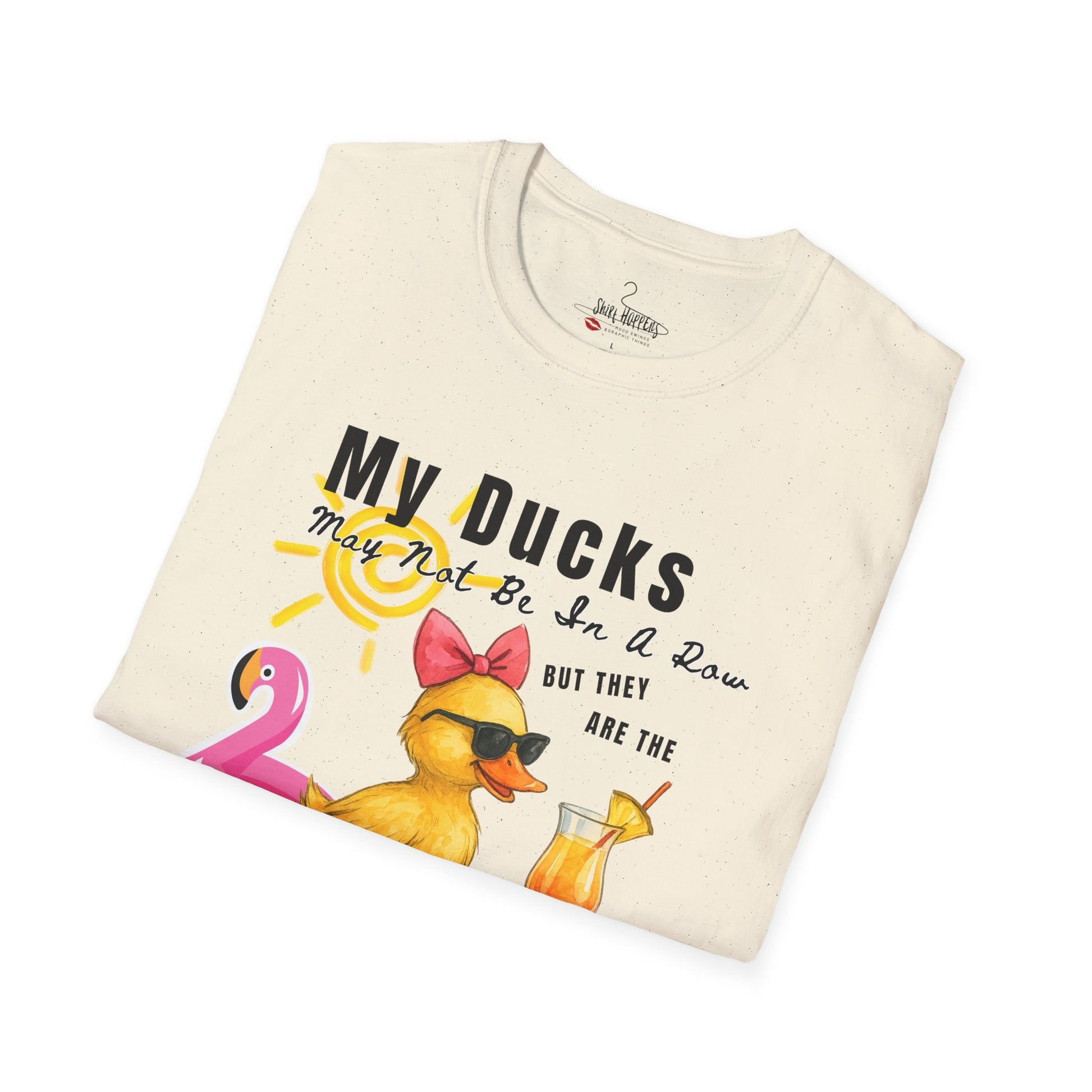 Duck - Life of The Party T-Shirt, Fun Summer Tee, Quirky Gift, Pool Party Shirt, Duck Lover Apparel - Shirt Happens Graphics