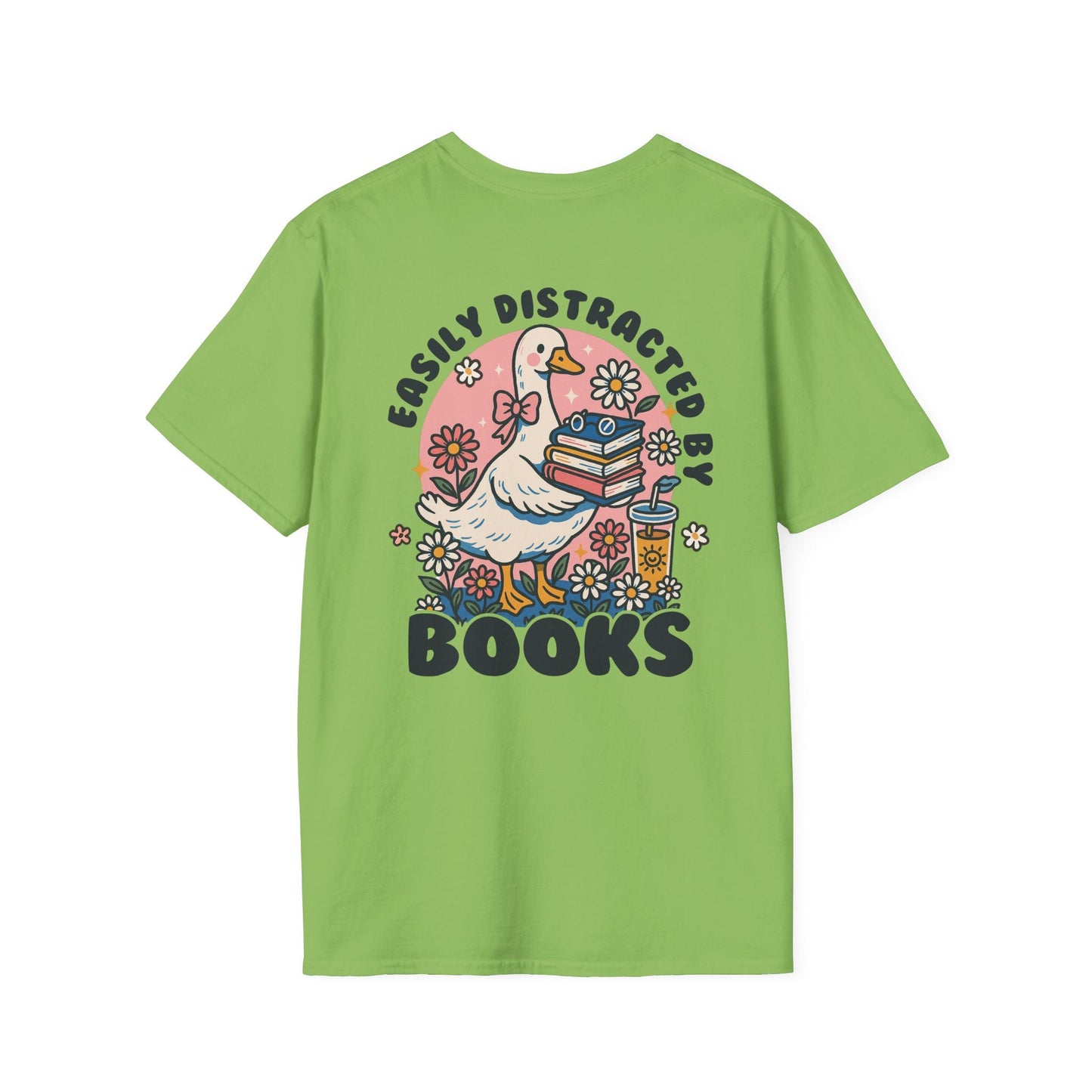Easily Distracted by Books - T-Shirt - Shirt Happens Graphics