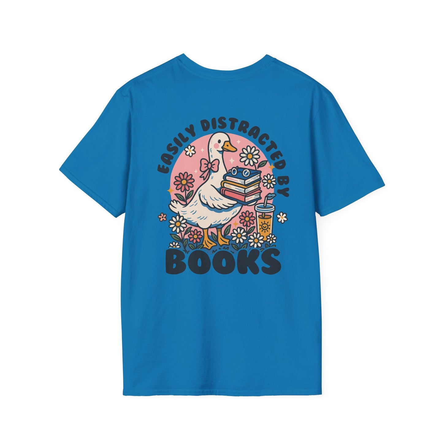 Easily Distracted by Books - T-Shirt - Shirt Happens Graphics