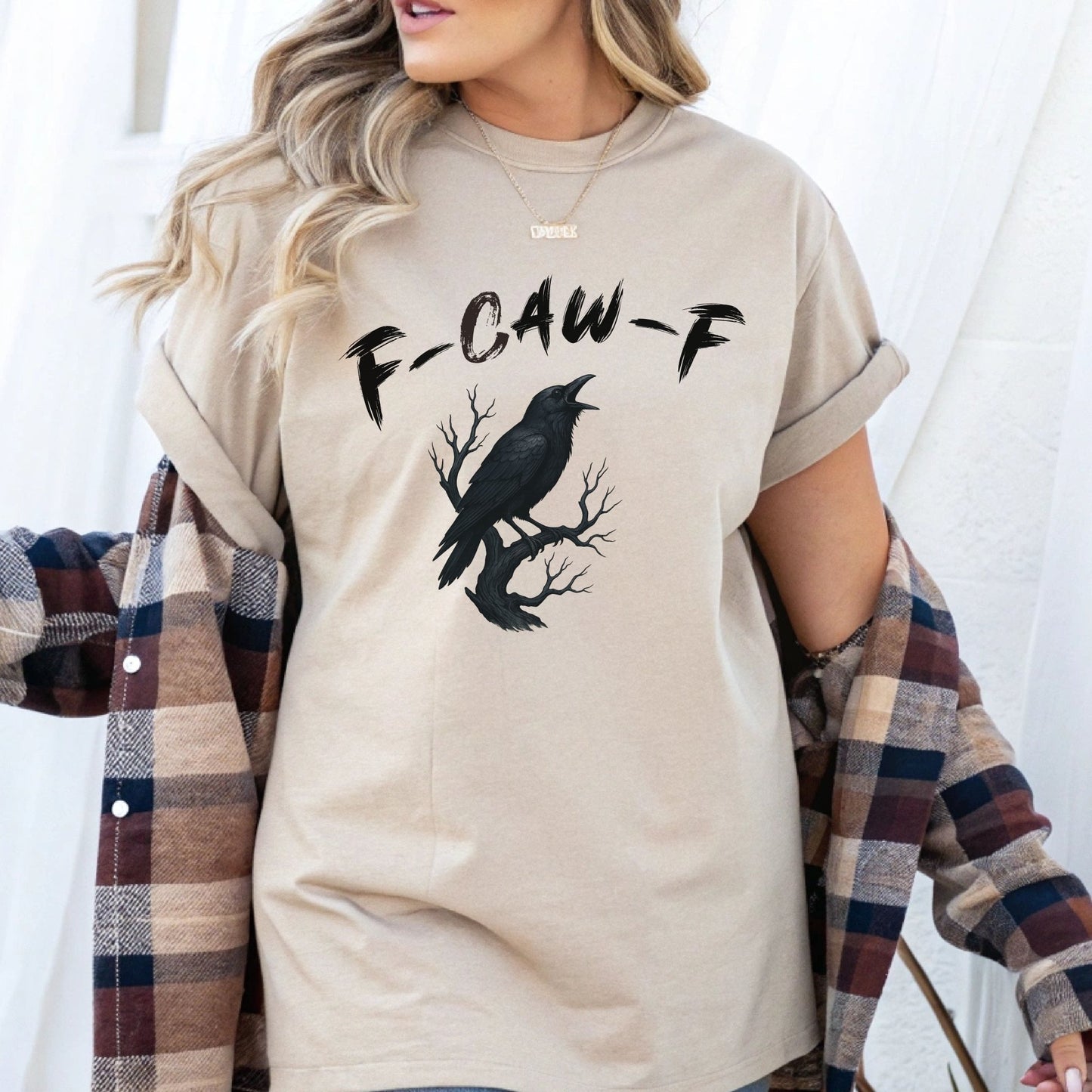 F - CAW - F Graphic Tee, Sarcastic T-shirt lovers - Shirt Happens Graphics