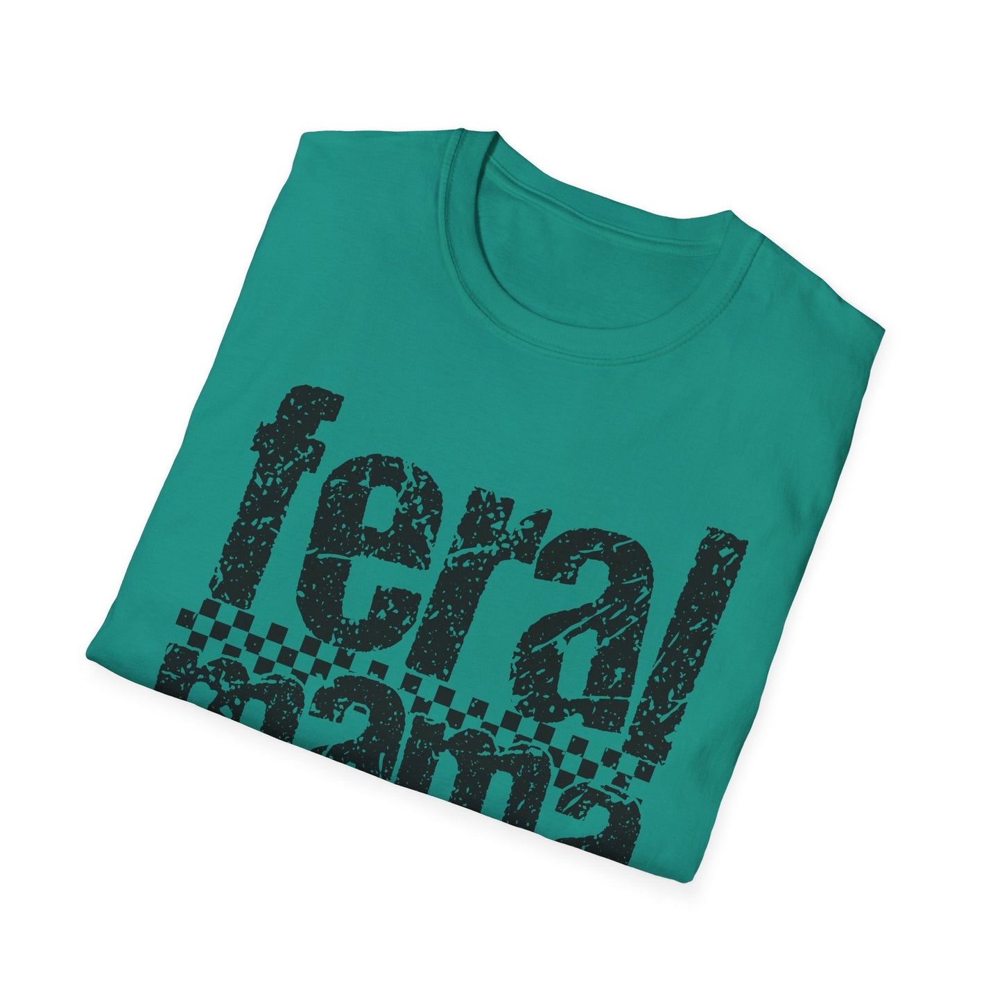 Feral Mama Unisex Softstyle T-Shirt, Funny Gift for Moms, Casual Wear, Graphic Tee, Mother's Day Present, Everyday Comfort - Shirt Happens Graphics
