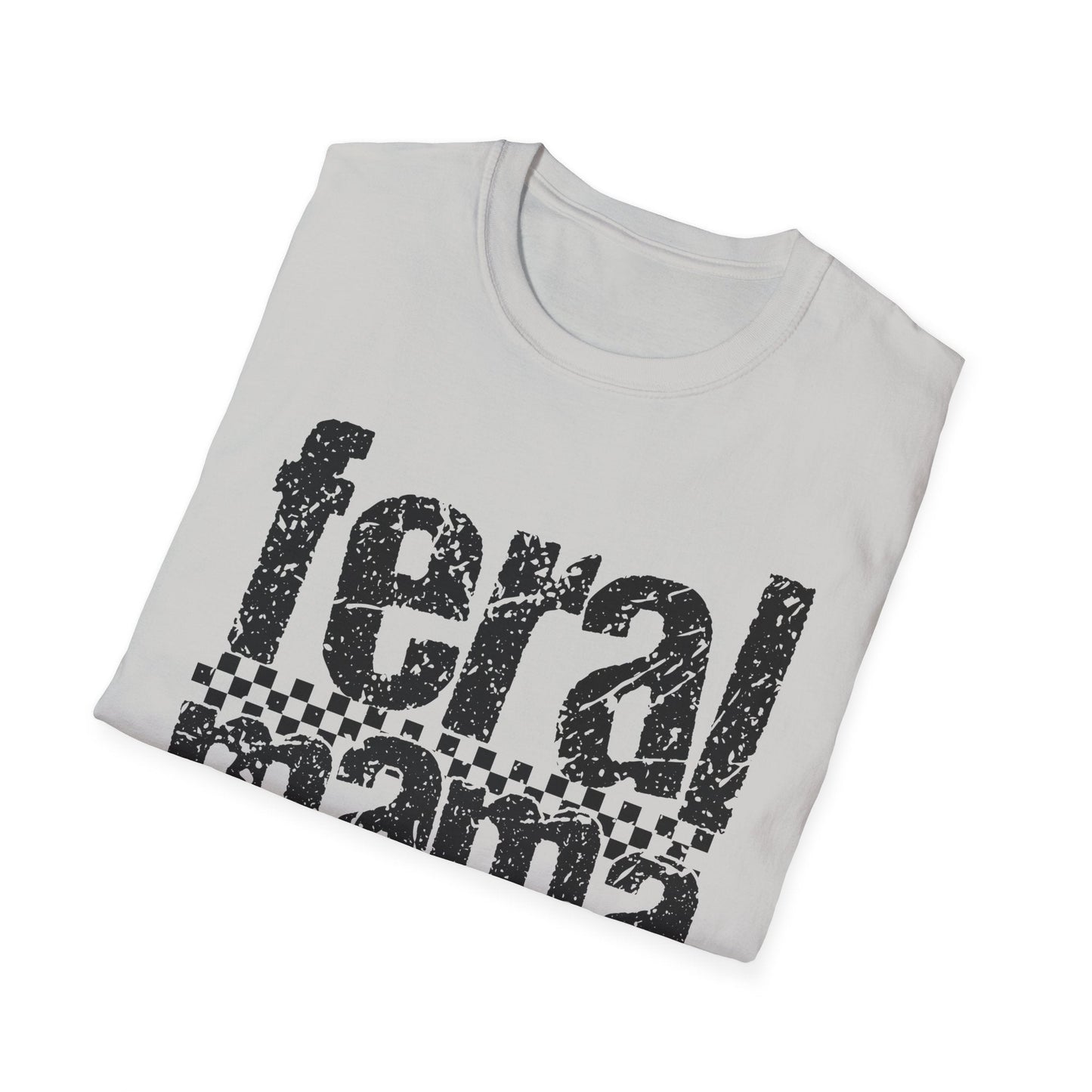 Feral Mama Unisex Softstyle T-Shirt, Funny Gift for Moms, Casual Wear, Graphic Tee, Mother's Day Present, Everyday Comfort - Shirt Happens Graphics