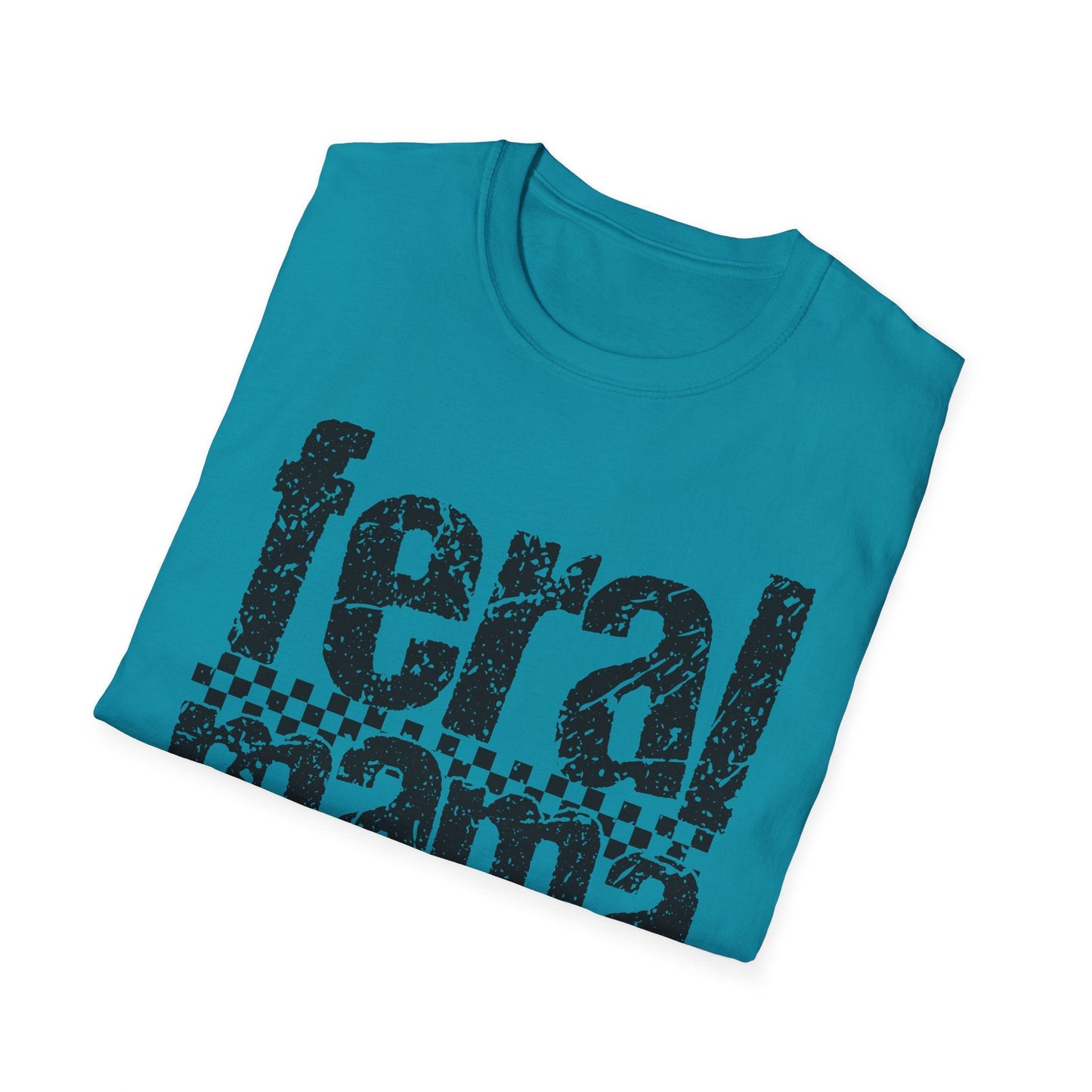 Feral Mama Unisex Softstyle T-Shirt, Funny Gift for Moms, Casual Wear, Graphic Tee, Mother's Day Present, Everyday Comfort - Shirt Happens Graphics