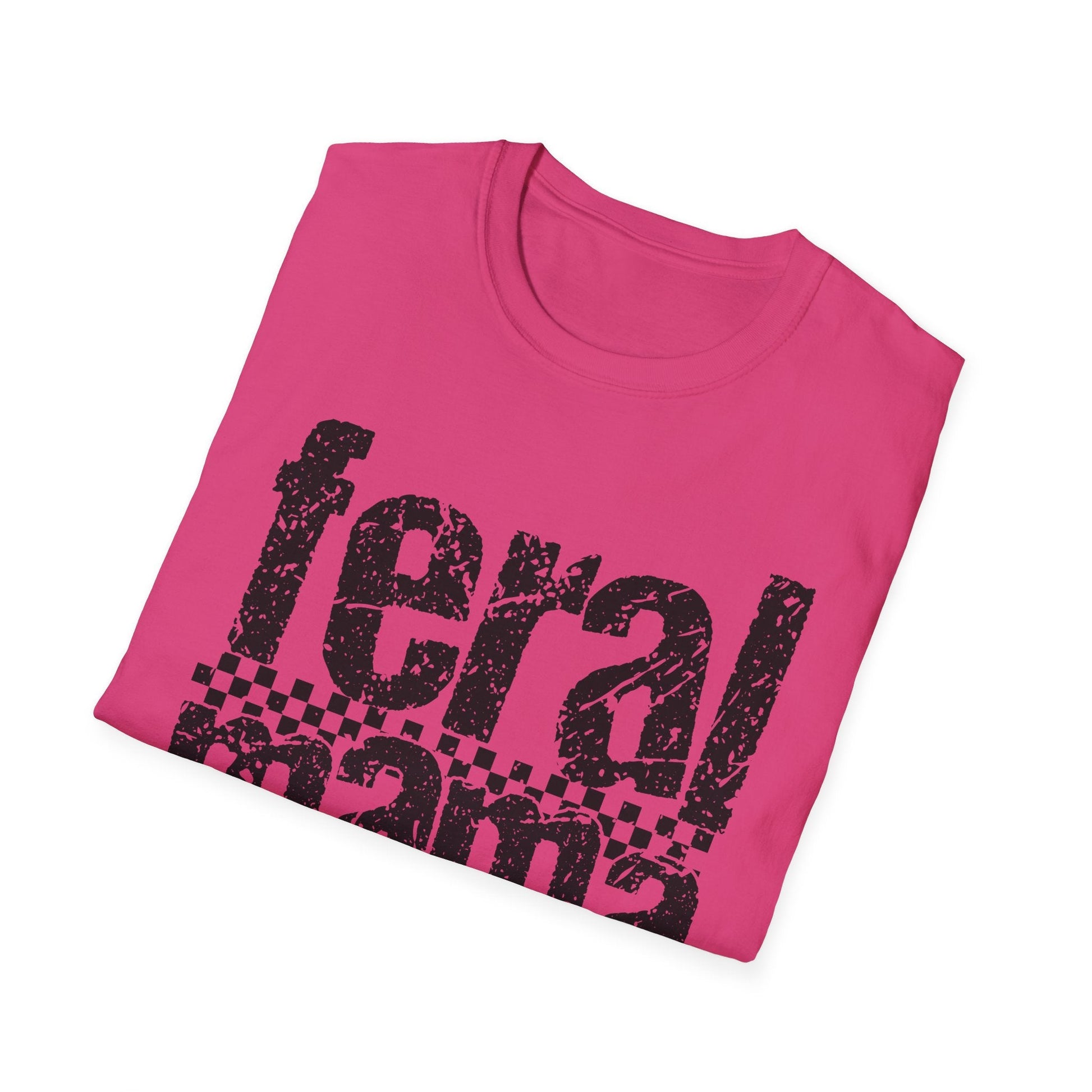 Feral Mama Unisex Softstyle T-Shirt, Funny Gift for Moms, Casual Wear, Graphic Tee, Mother's Day Present, Everyday Comfort - Shirt Happens Graphics