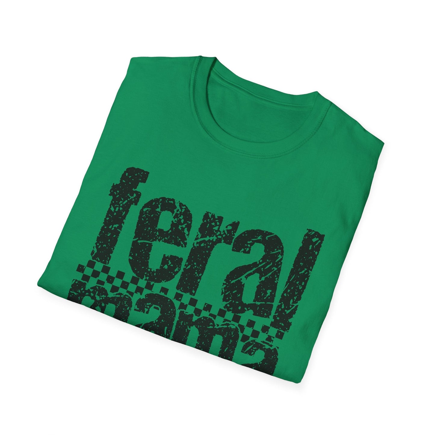 Feral Mama Unisex Softstyle T-Shirt, Funny Gift for Moms, Casual Wear, Graphic Tee, Mother's Day Present, Everyday Comfort - Shirt Happens Graphics