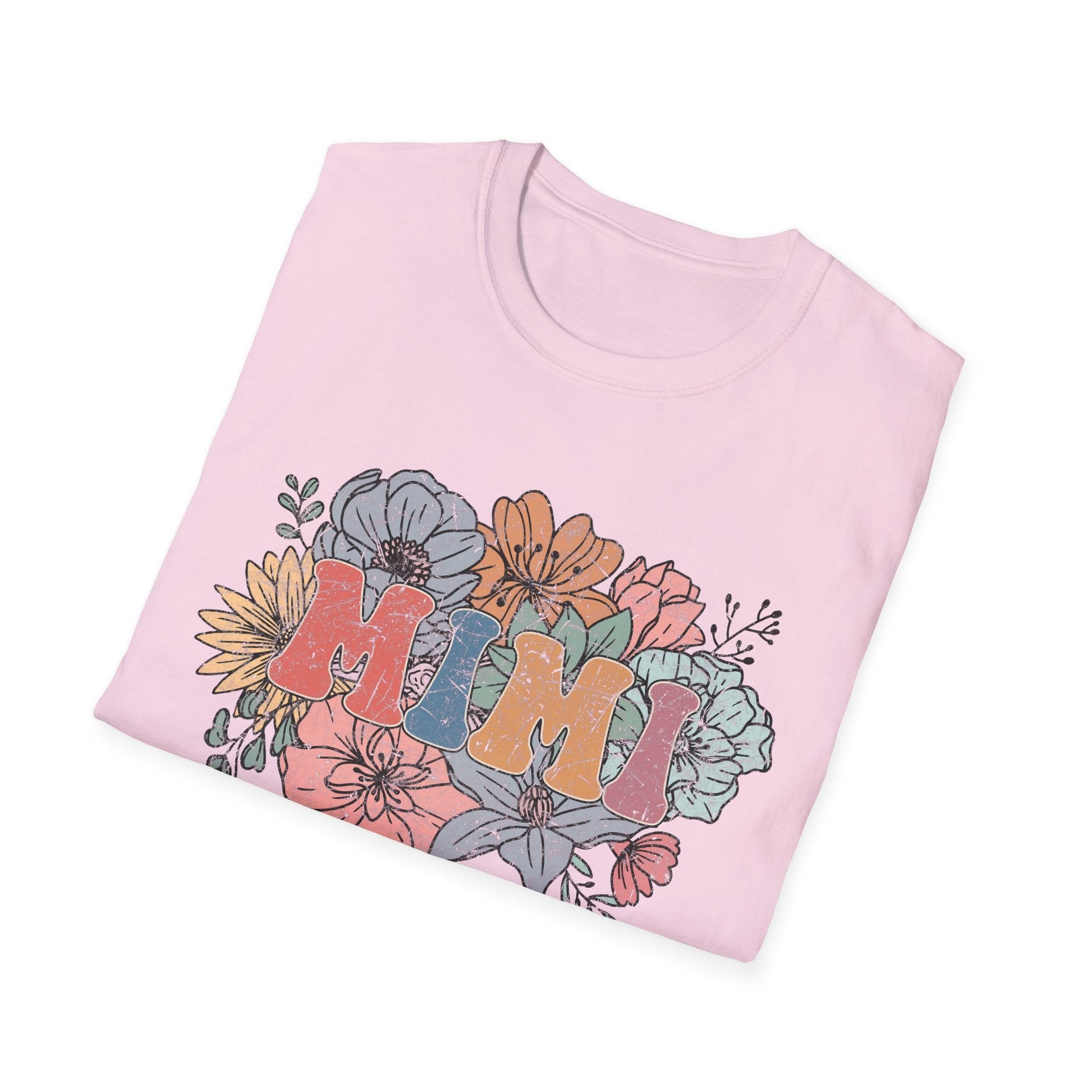 Floral 'Mimi' Unisex T-Shirt - Perfect Gift for Moms, Mother's Day, Family Gatherings, Casual Wear, Spring Fashion - Shirt Happens Graphics