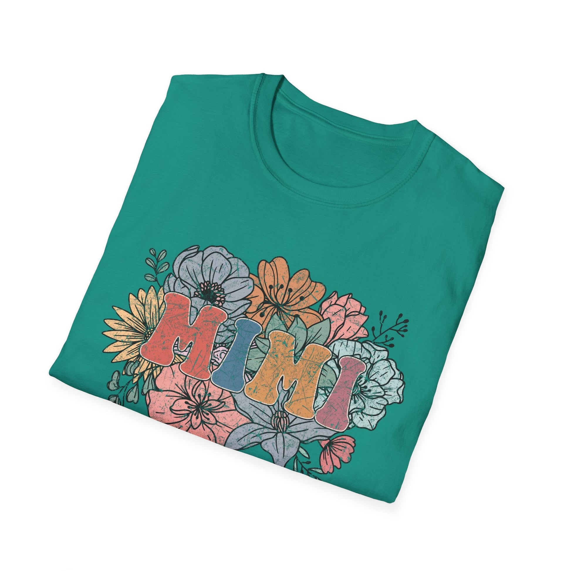 Floral 'Mimi' Unisex T-Shirt - Perfect Gift for Moms, Mother's Day, Family Gatherings, Casual Wear, Spring Fashion - Shirt Happens Graphics