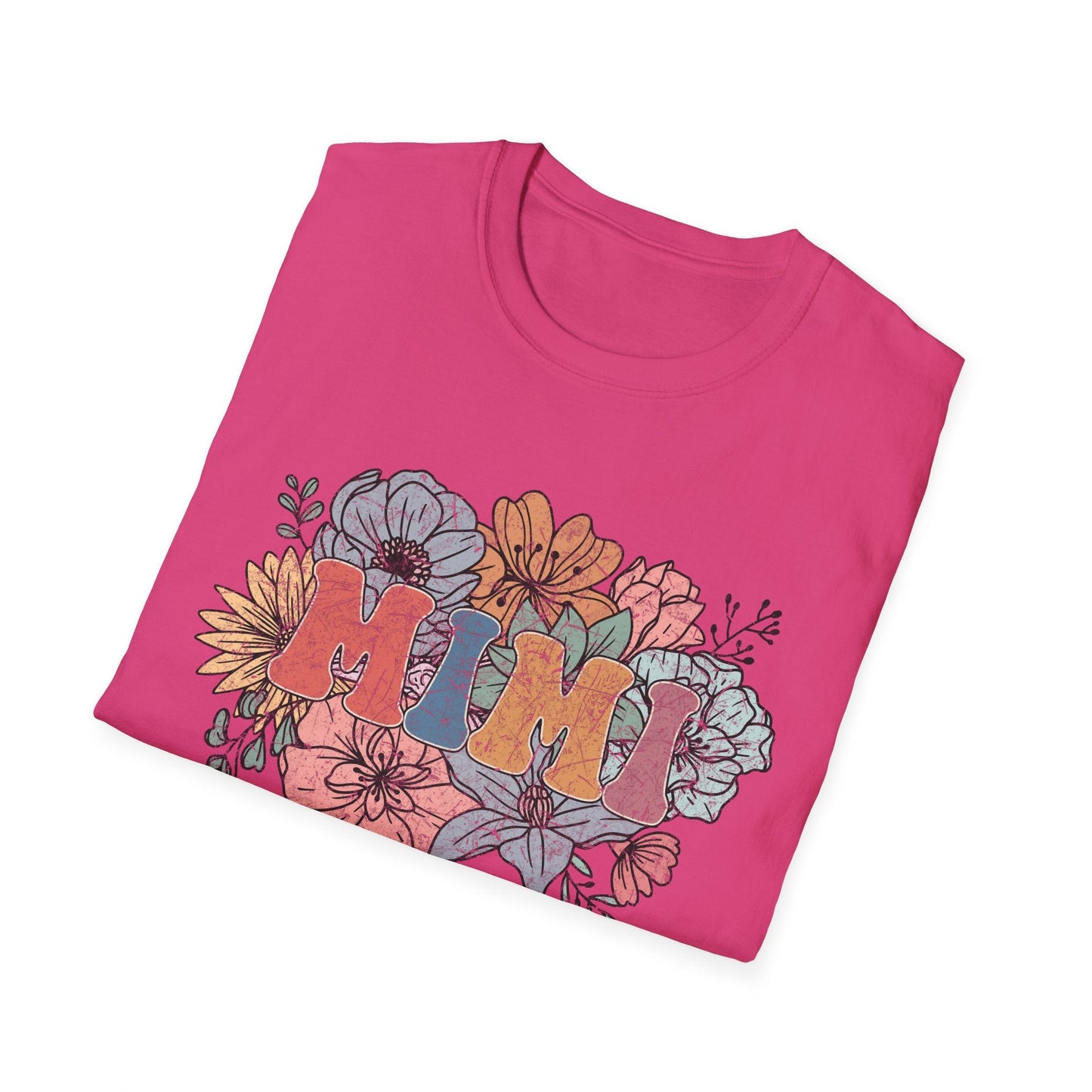 Floral 'Mimi' Unisex T-Shirt - Perfect Gift for Moms, Mother's Day, Family Gatherings, Casual Wear, Spring Fashion - Shirt Happens Graphics