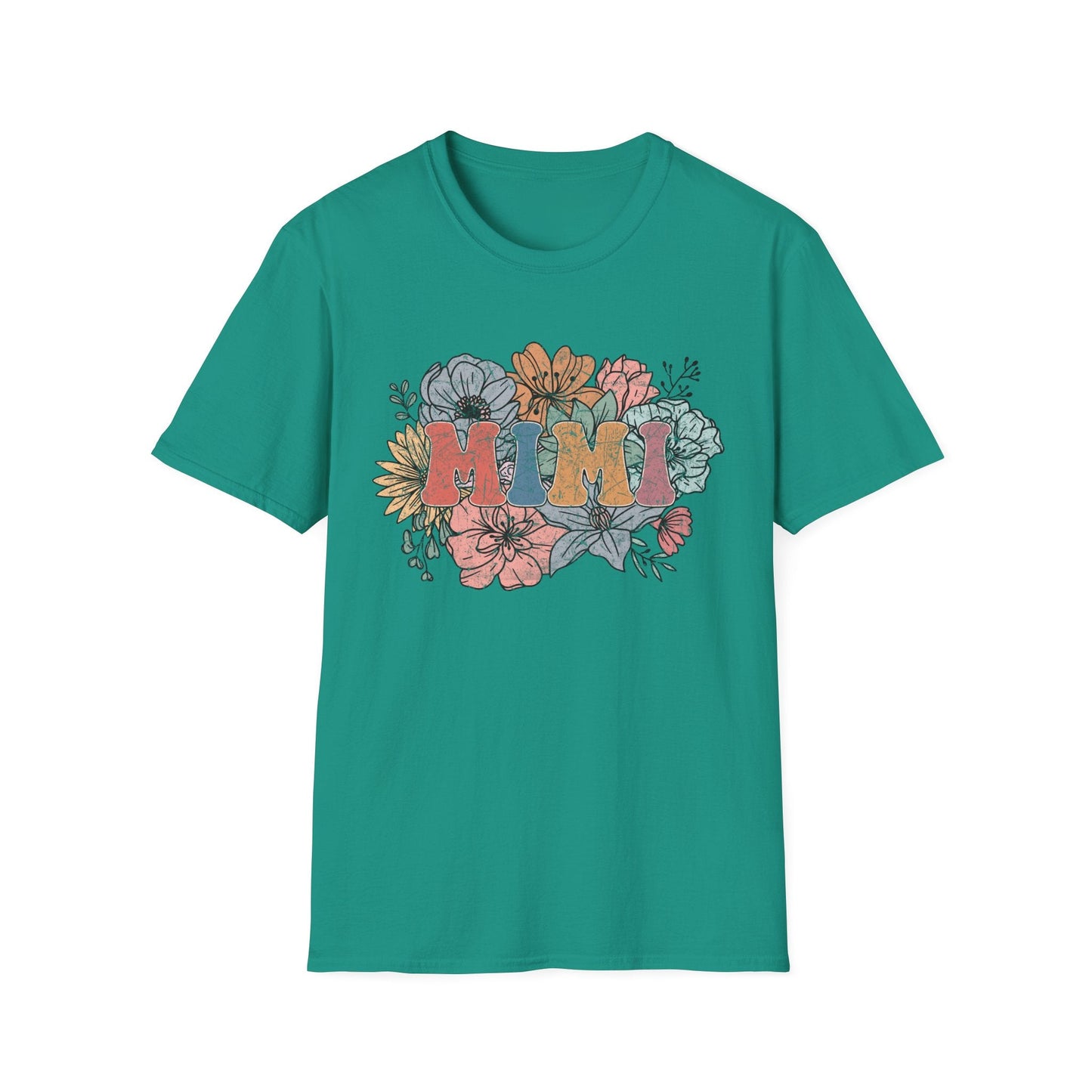 Floral 'Mimi' Unisex T-Shirt - Perfect Gift for Moms, Mother's Day, Family Gatherings, Casual Wear, Spring Fashion - Shirt Happens Graphics
