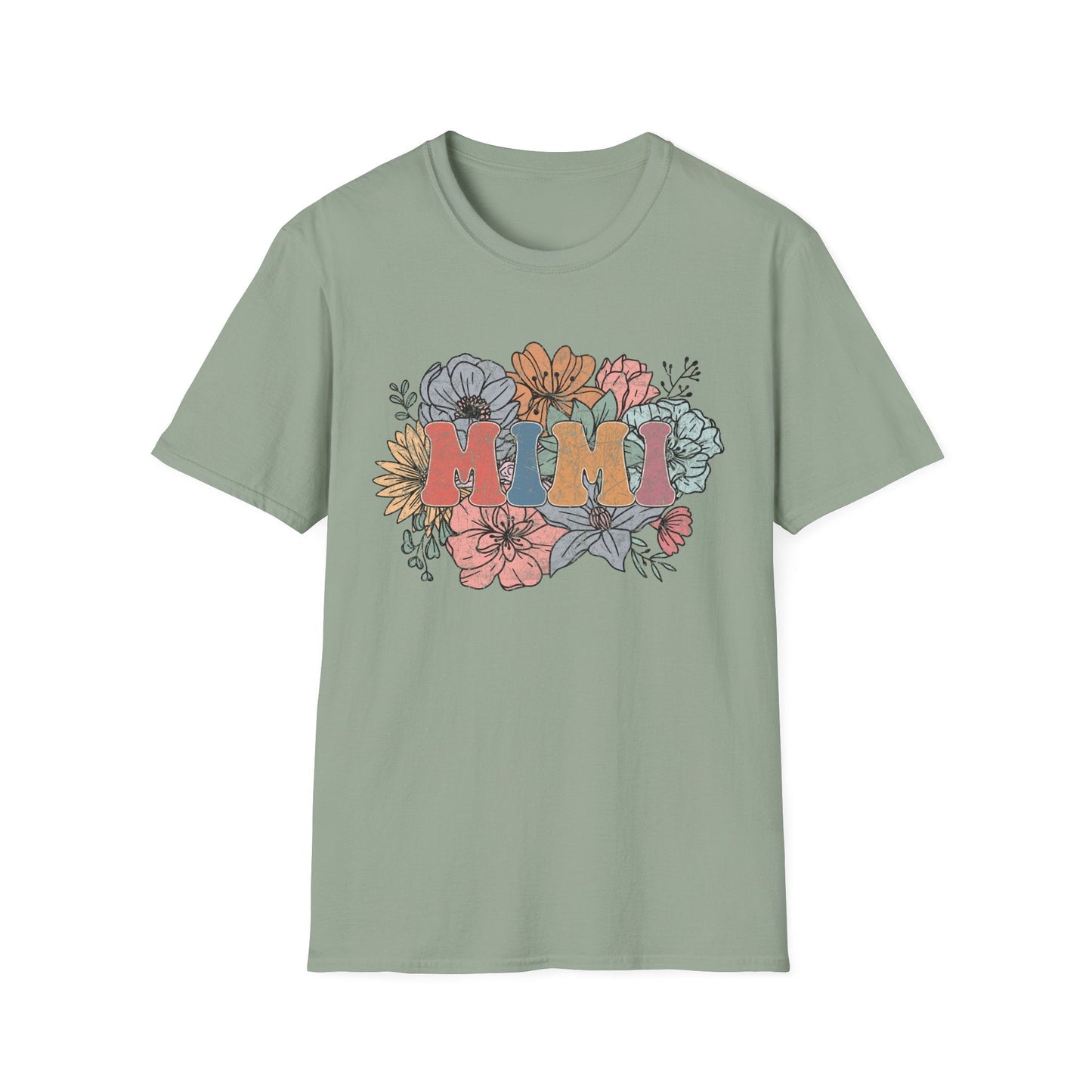Floral 'Mimi' Unisex T-Shirt - Perfect Gift for Moms, Mother's Day, Family Gatherings, Casual Wear, Spring Fashion - Shirt Happens Graphics