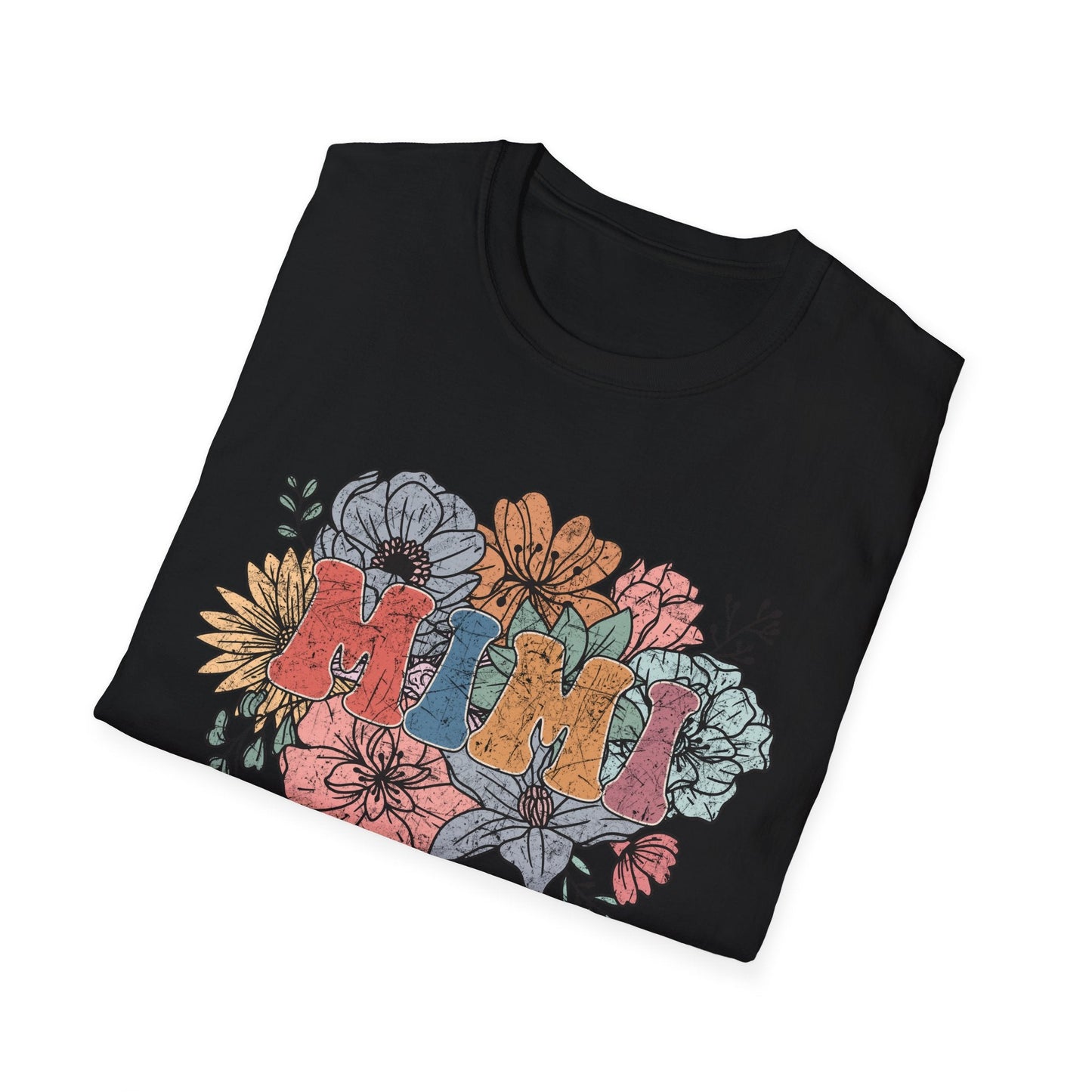 Floral 'Mimi' Unisex T-Shirt - Perfect Gift for Moms, Mother's Day, Family Gatherings, Casual Wear, Spring Fashion - Shirt Happens Graphics