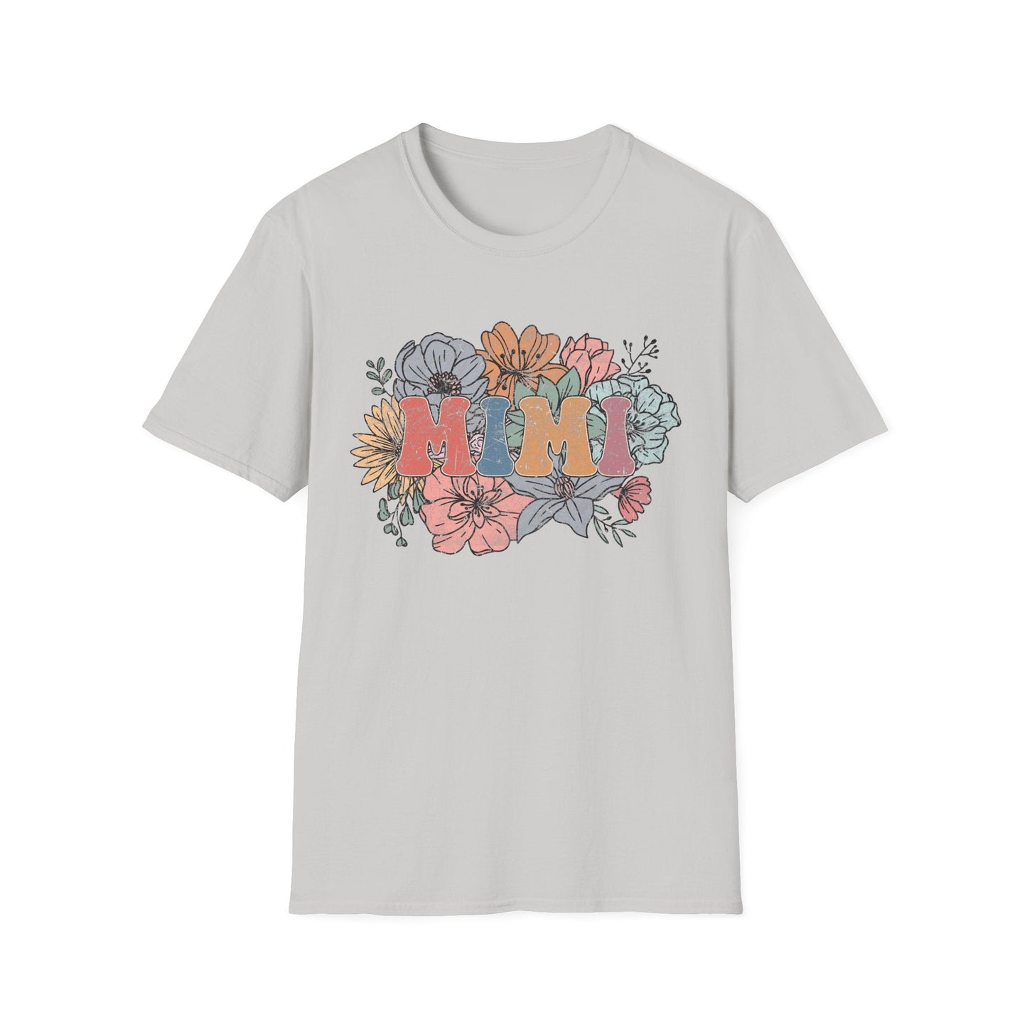 Floral 'Mimi' Unisex T-Shirt - Perfect Gift for Moms, Mother's Day, Family Gatherings, Casual Wear, Spring Fashion - Shirt Happens Graphics