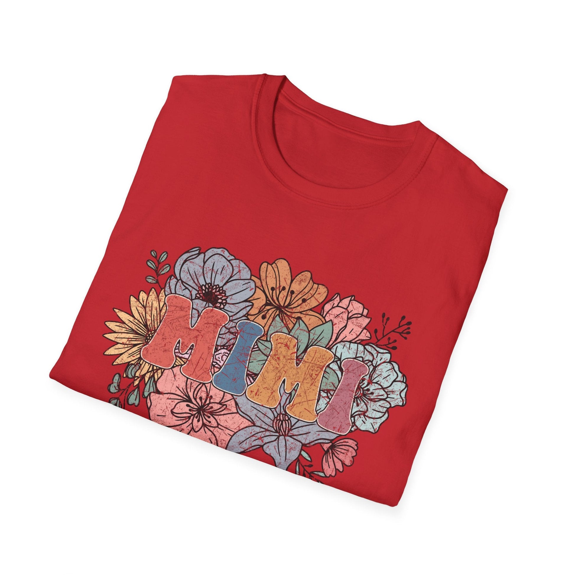 Floral 'Mimi' Unisex T-Shirt - Perfect Gift for Moms, Mother's Day, Family Gatherings, Casual Wear, Spring Fashion - Shirt Happens Graphics