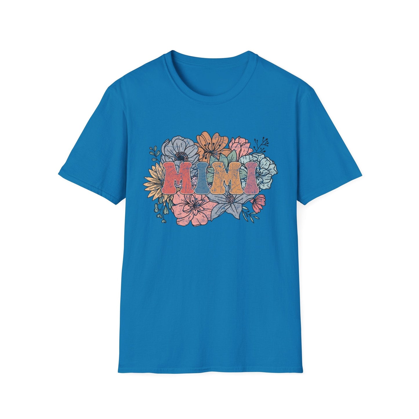 Floral 'Mimi' Unisex T-Shirt - Perfect Gift for Moms, Mother's Day, Family Gatherings, Casual Wear, Spring Fashion - Shirt Happens Graphics