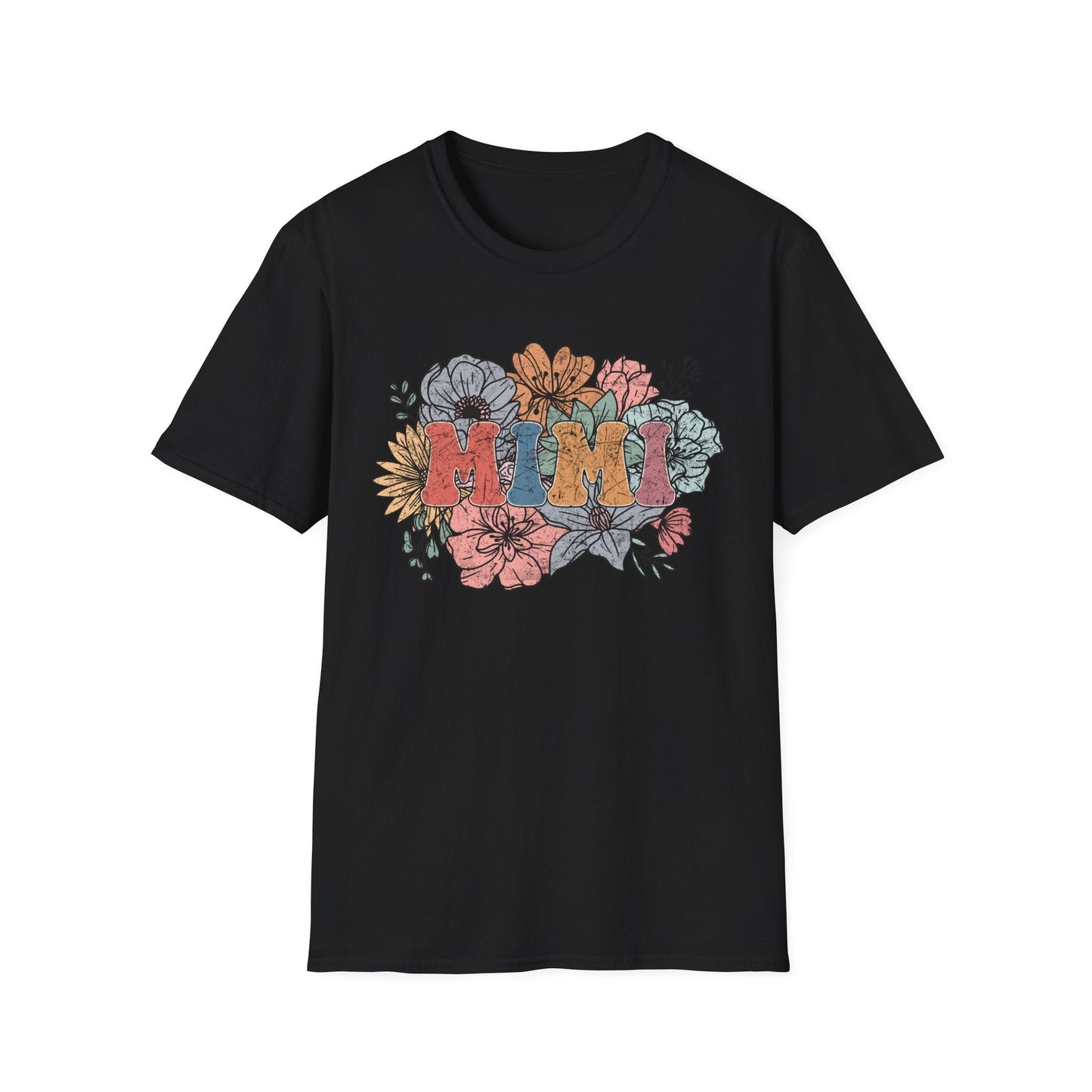 Floral 'Mimi' Unisex T-Shirt - Perfect Gift for Moms, Mother's Day, Family Gatherings, Casual Wear, Spring Fashion - Shirt Happens Graphics