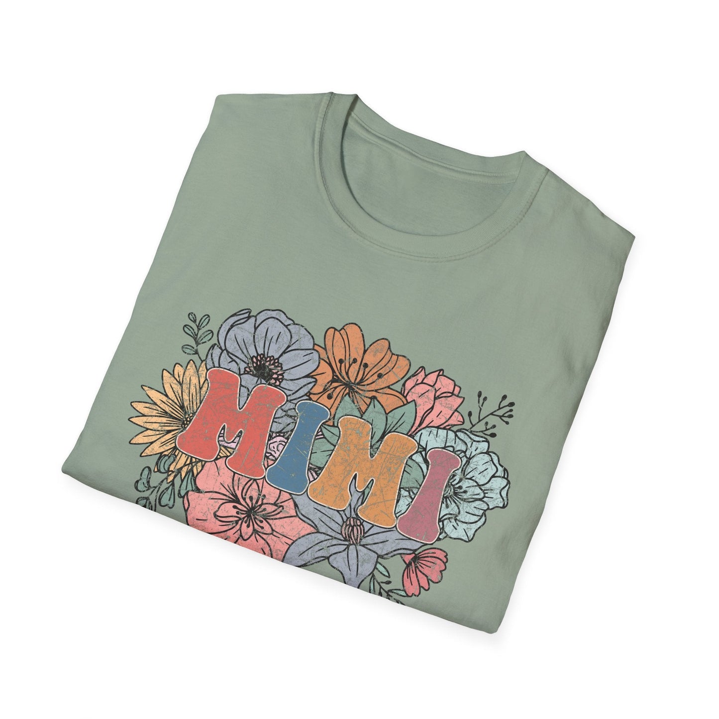 Floral 'Mimi' Unisex T-Shirt - Perfect Gift for Moms, Mother's Day, Family Gatherings, Casual Wear, Spring Fashion - Shirt Happens Graphics