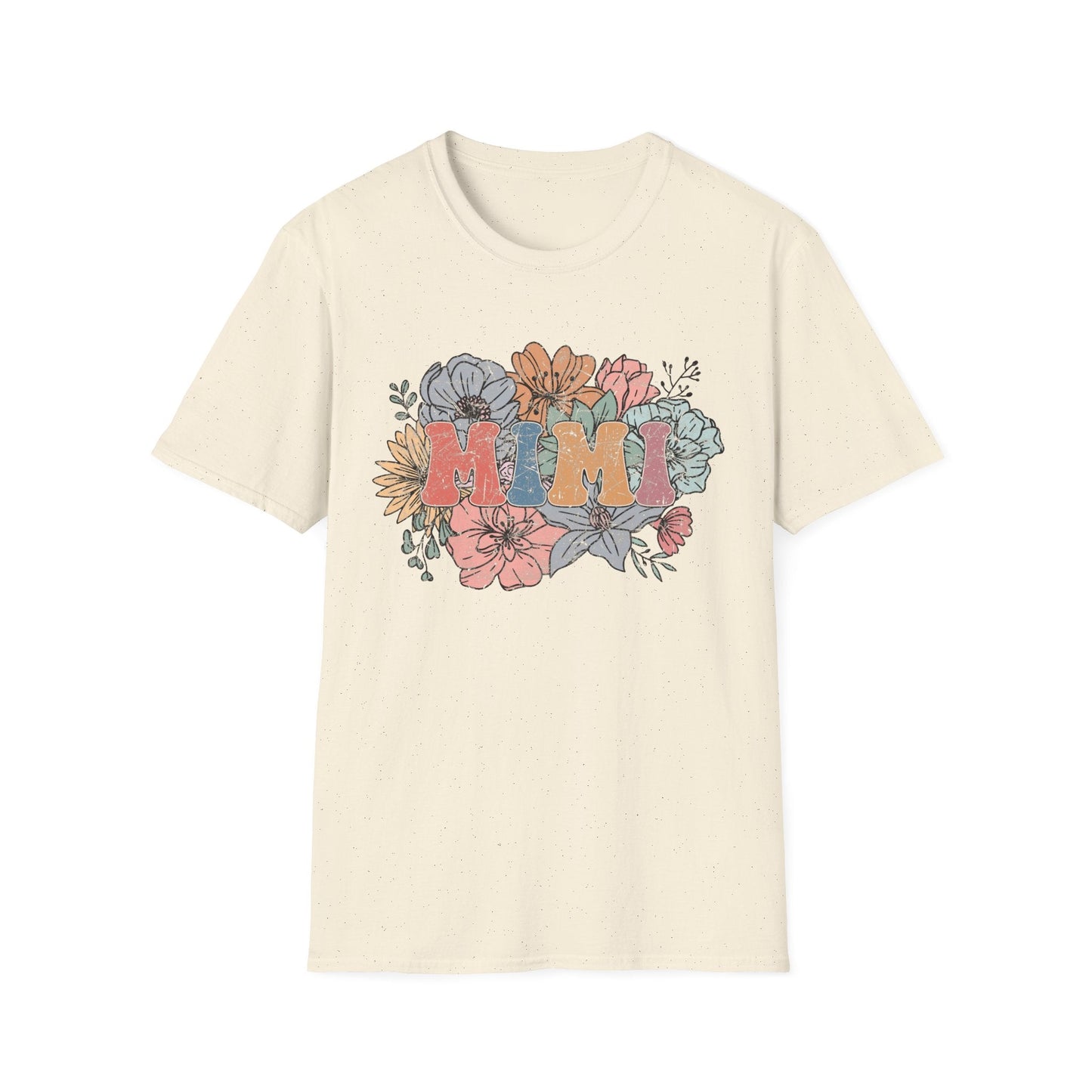 Floral 'Mimi' Unisex T-Shirt - Perfect Gift for Moms, Mother's Day, Family Gatherings, Casual Wear, Spring Fashion - Shirt Happens Graphics