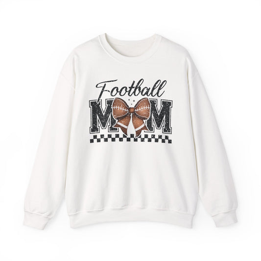 Football Mom Cozy Sweatshirt - Shirt Happens Graphics