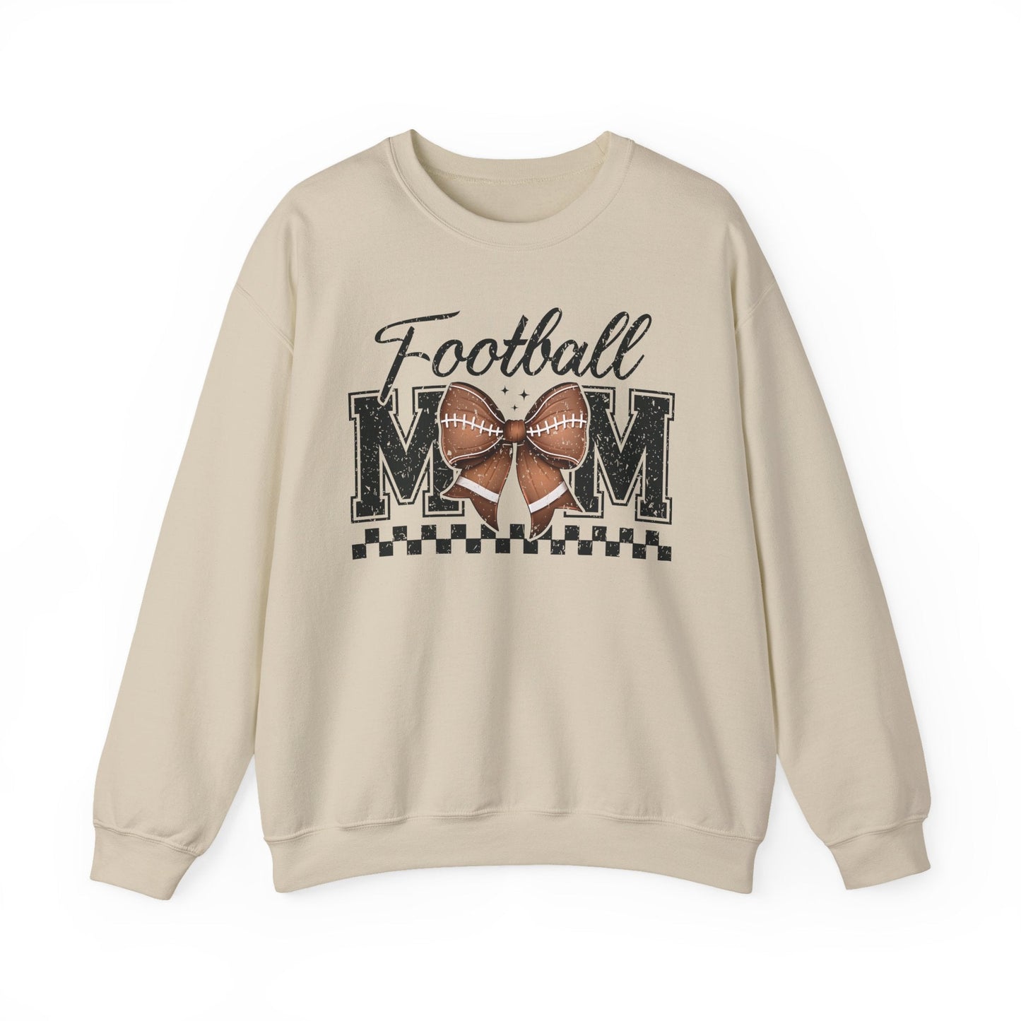 Football Mom Cozy Sweatshirt - Shirt Happens Graphics