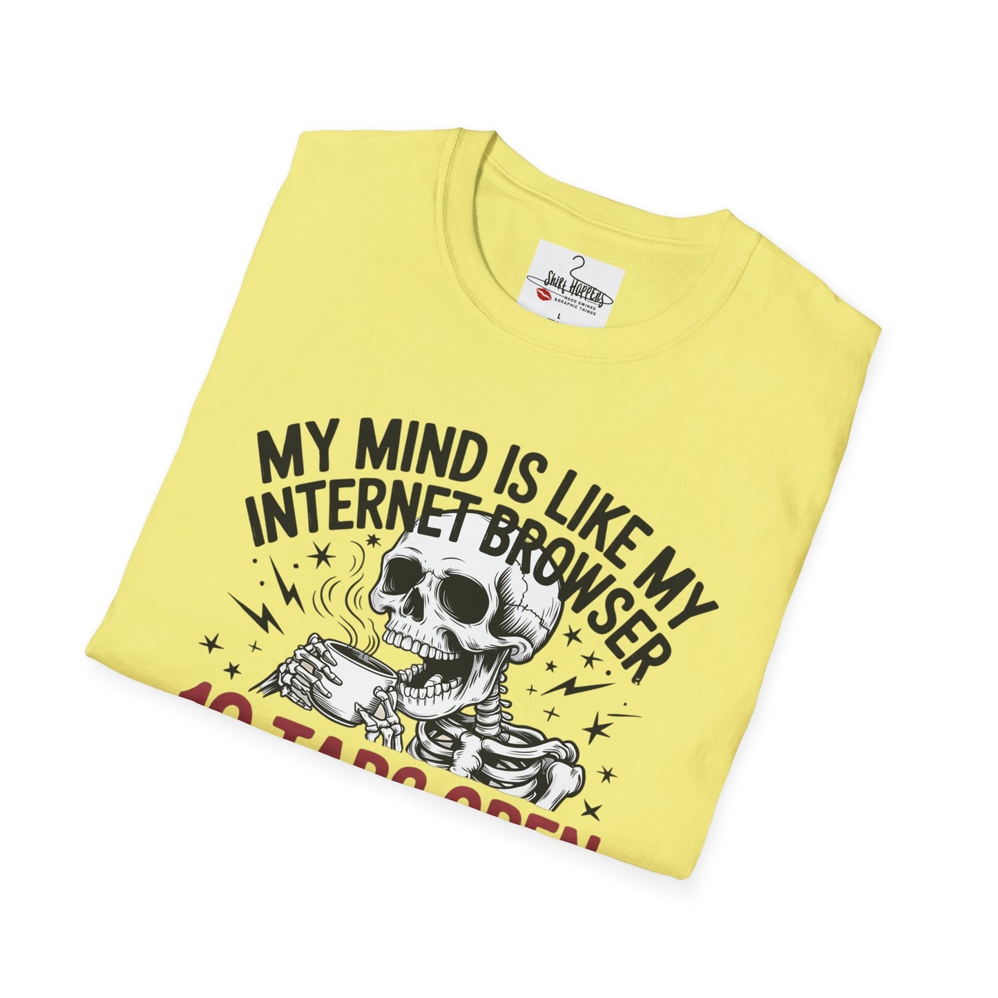 Funny ADD Bran - Graphic Tee - Shirt Happens Graphics